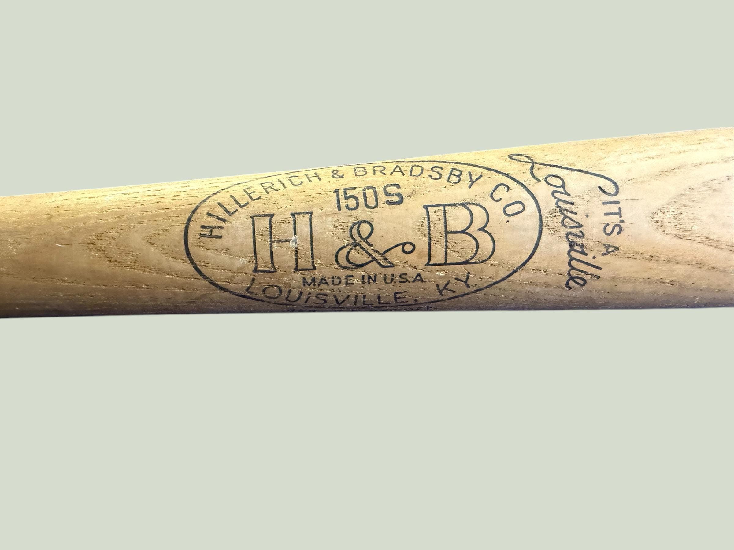 Vintage Nellie Nelson Fox H&B 150S Grand Slam Louisville Slugger Baseball Bat HOF - Thumbnail 2