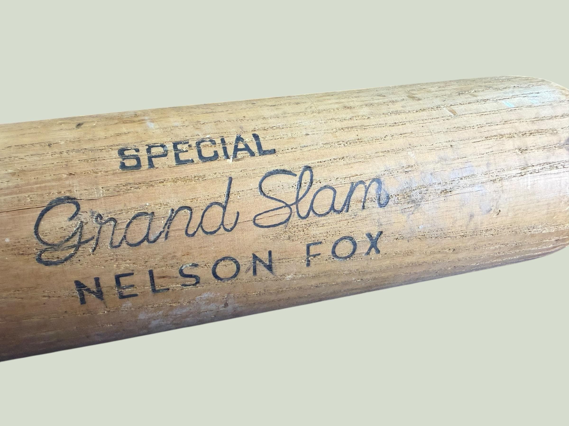 Vintage Nellie Nelson Fox H&B 150S Grand Slam Louisville Slugger Baseball Bat HOF - Thumbnail 3