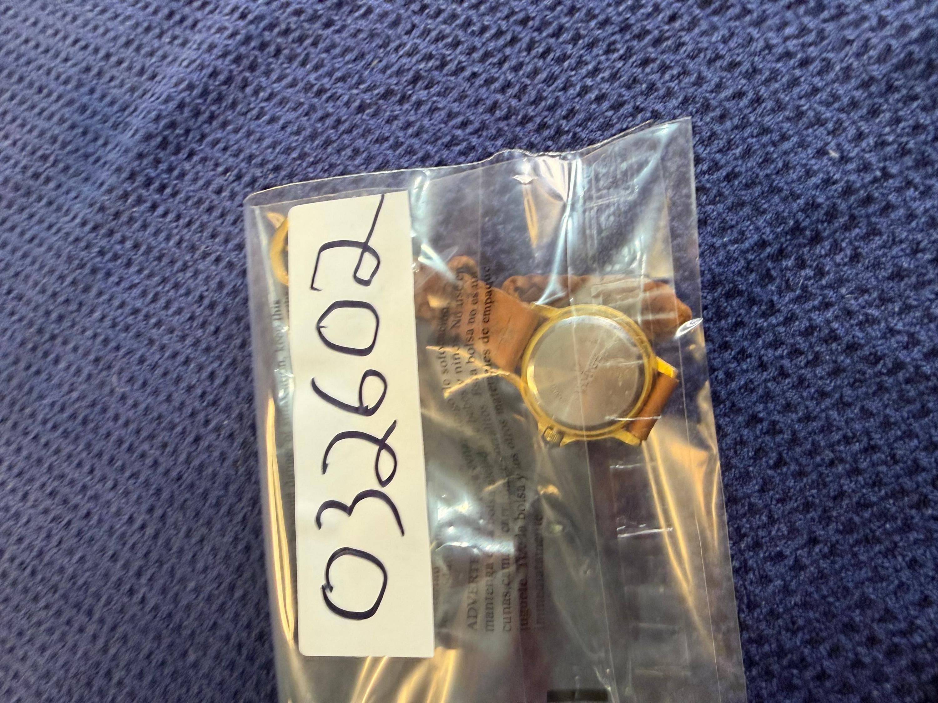 Vintage Visage Quartz Watch Gold Tone Braided Genuine Leather Strap Japan Movt - Thumbnail 3