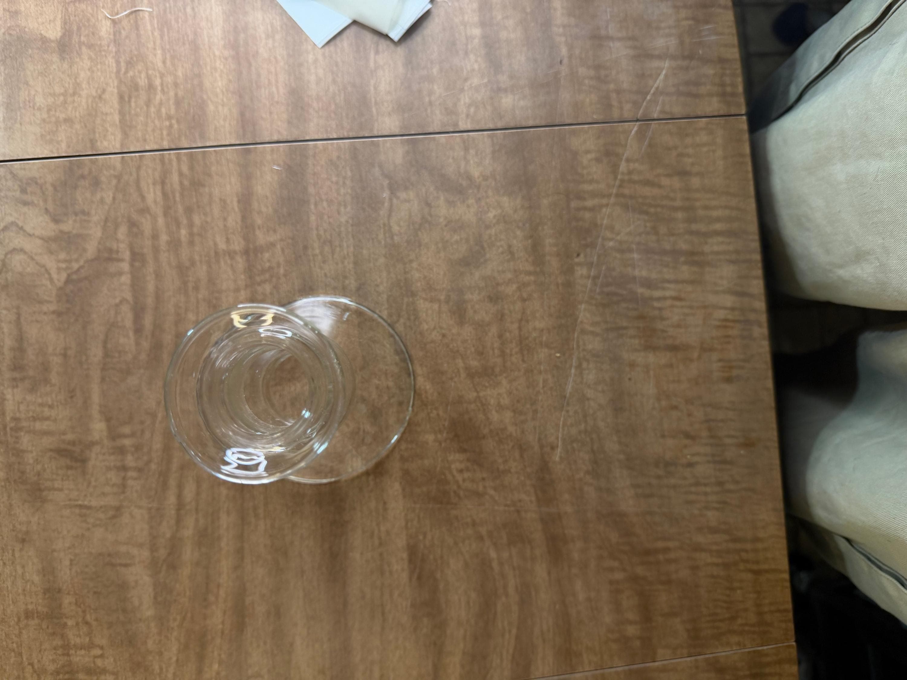 Clear Glass Bubble Candlestick Holder Pillar Candle Stand Home Decor - Thumbnail 2