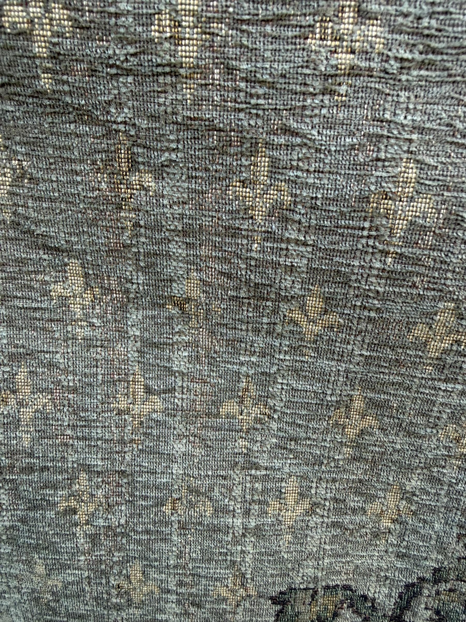 Vintage Heraldic Coat of Arms Tapestry Wall Hanging Lion Unicorn Woven Panel - Thumbnail 5