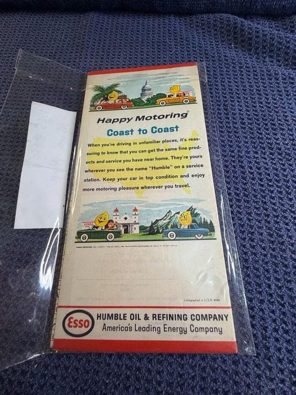 Vintage 1965 Esso Miami Florida East Coast Road Map & Visitor's Guide - Thumbnail 3