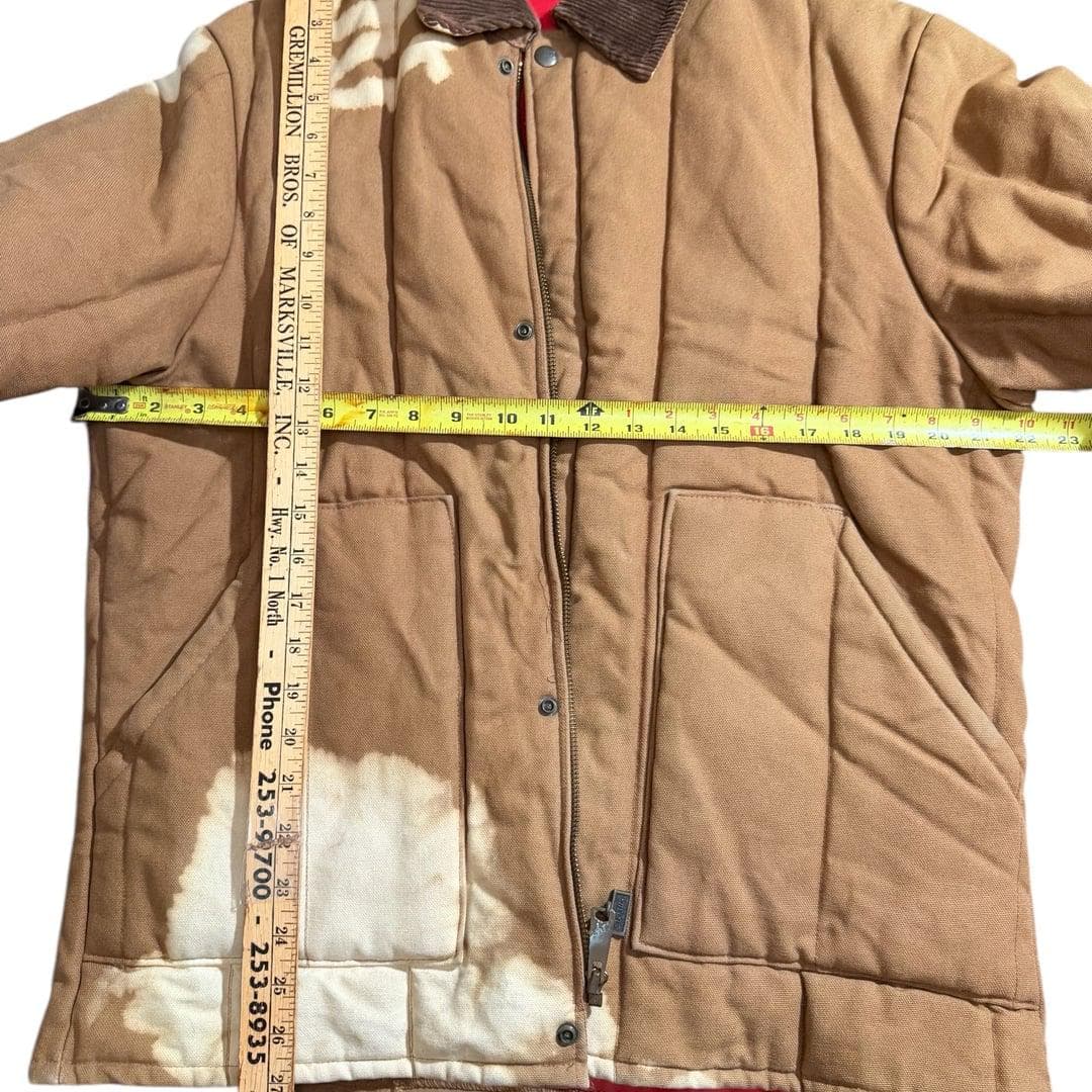 Vintage Walls Blizzard-Pruf Insulated Work Jacket Brown Duck Canvas M - Thumbnail 9