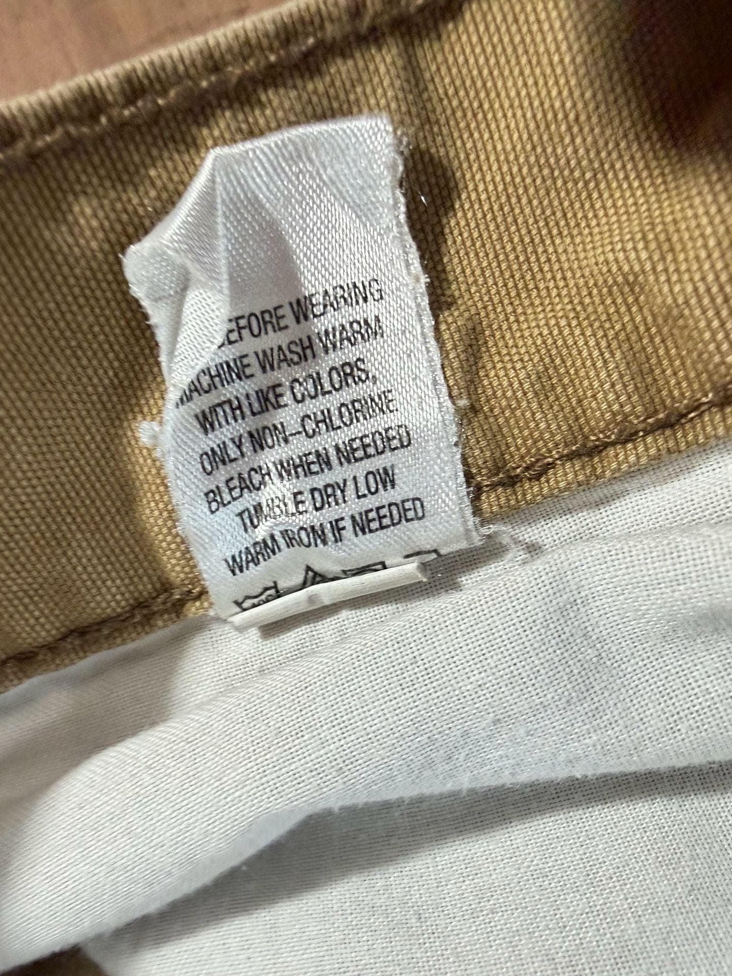 Vintage Blue Mountain Distressed Carpenter Work Pant Paint Splatter Canvas 34x3 - Thumbnail 5