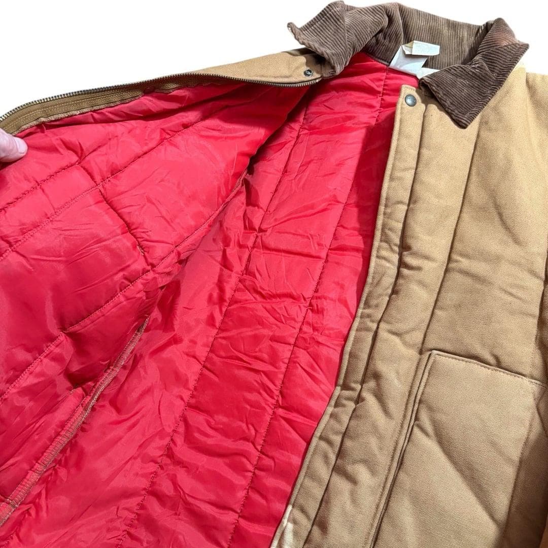 Vintage Walls Blizzard-Pruf Insulated Work Jacket Brown Duck Canvas M - Thumbnail 5