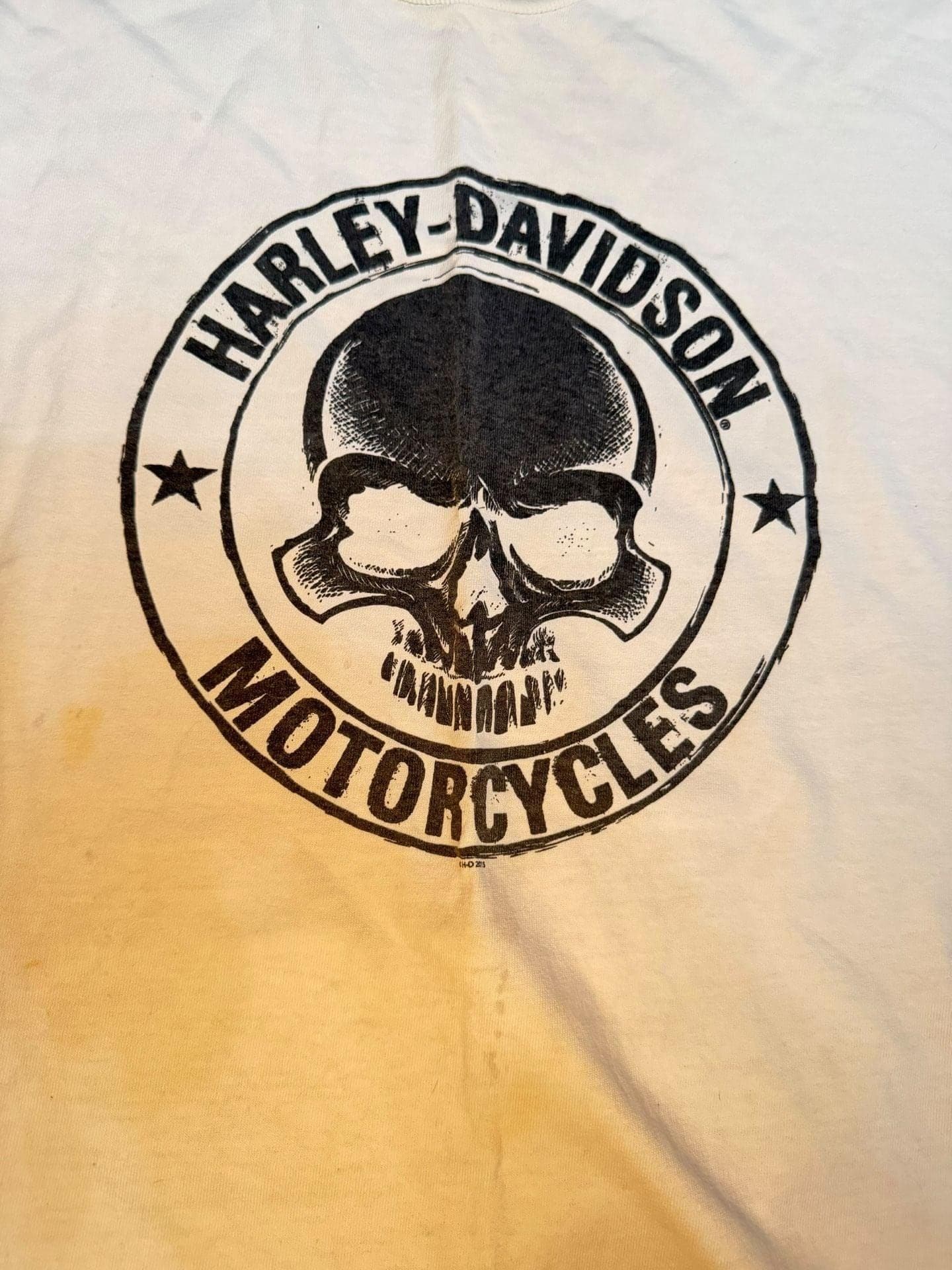 Vintage Harley-Davidson Old Glory Laurel MD Willie G Skull Graphic T-Shirt 2XL - Thumbnail 6