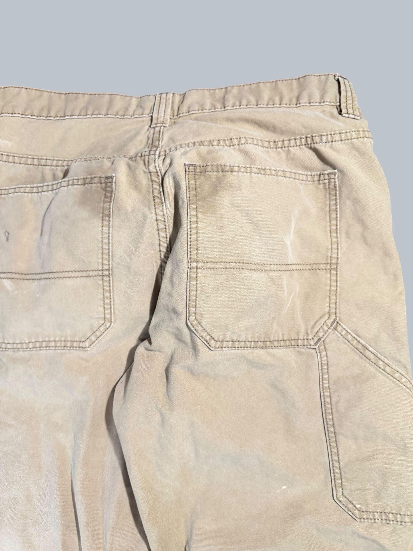 Vintage Blue Mountain Distressed Carpenter Work Pant Paint Splatter Canvas 34x3 - Thumbnail 10