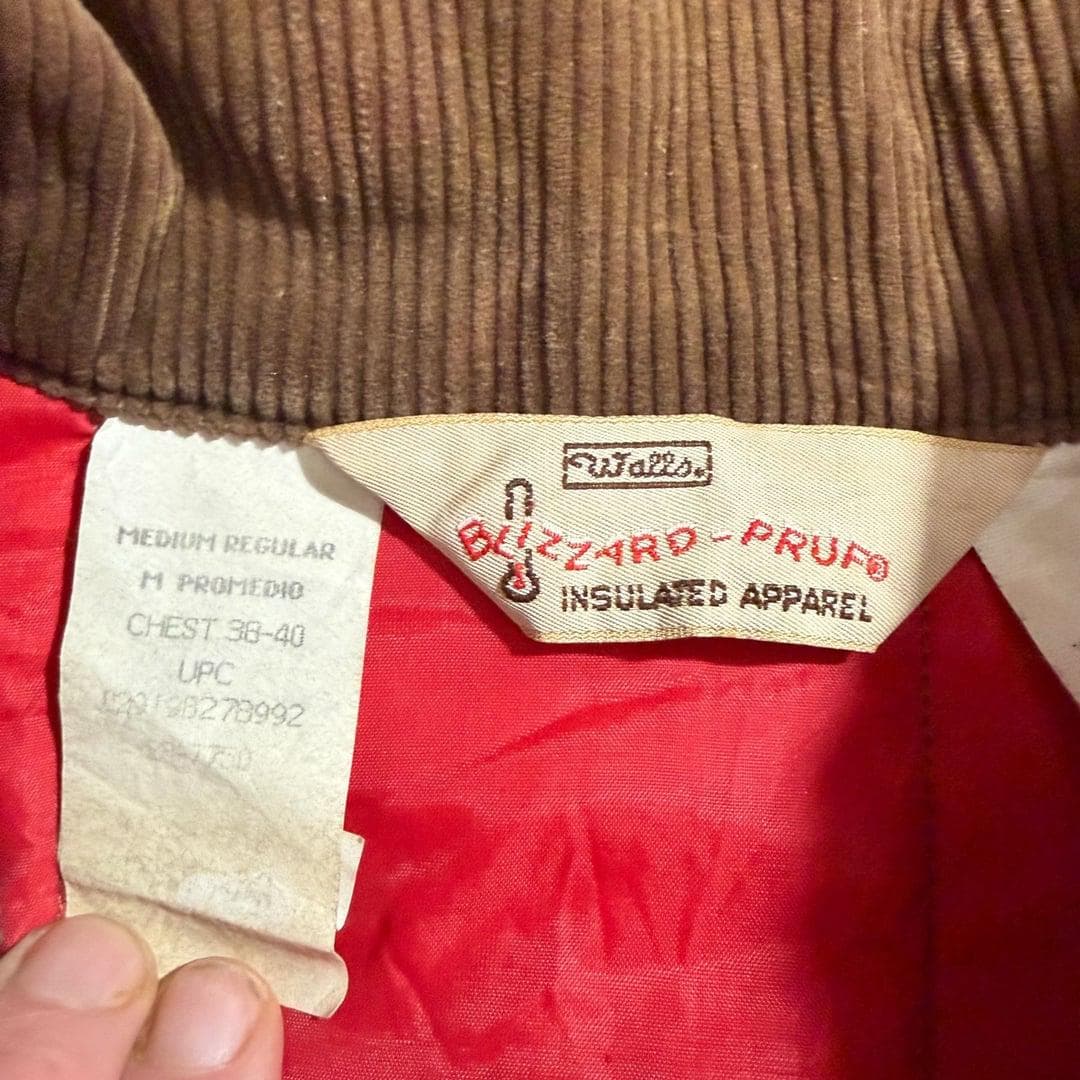 Vintage Walls Blizzard-Pruf Insulated Work Jacket Brown Duck Canvas M - Thumbnail 3