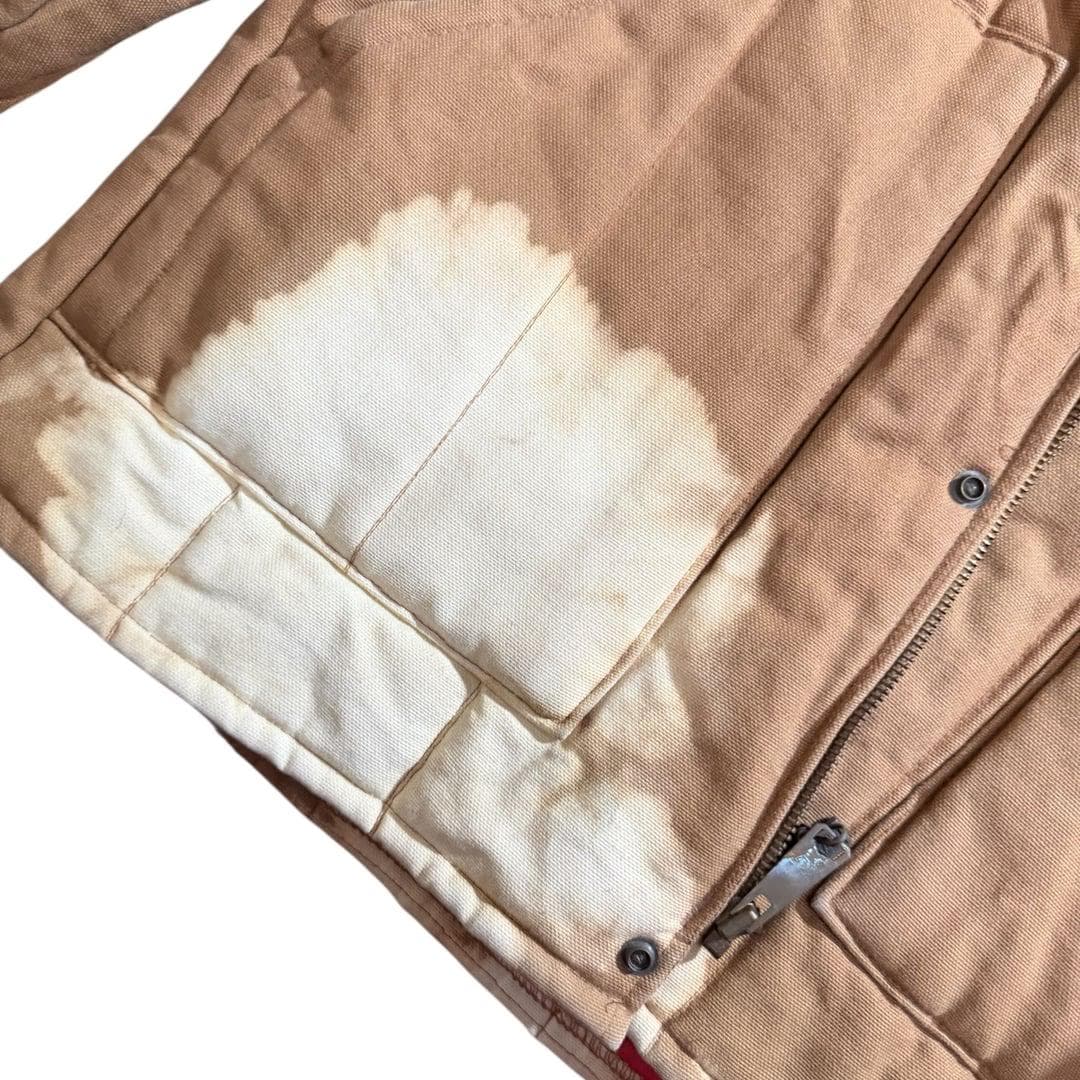 Vintage Walls Blizzard-Pruf Insulated Work Jacket Brown Duck Canvas M - Thumbnail 6