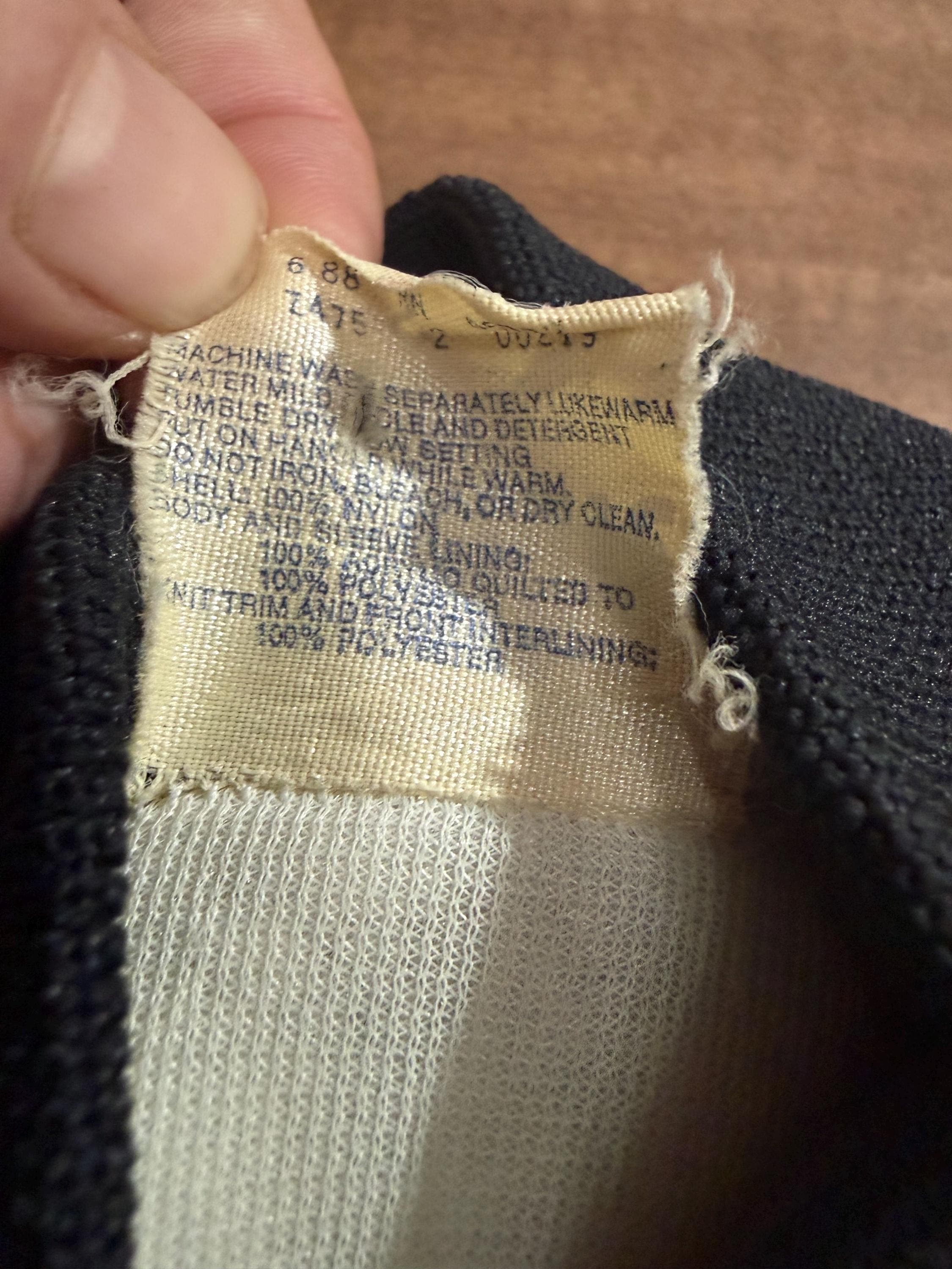 Vintage 1988 New Orleans Saints Chalk Line Satin Jacket USA Made Black Small - Thumbnail 6