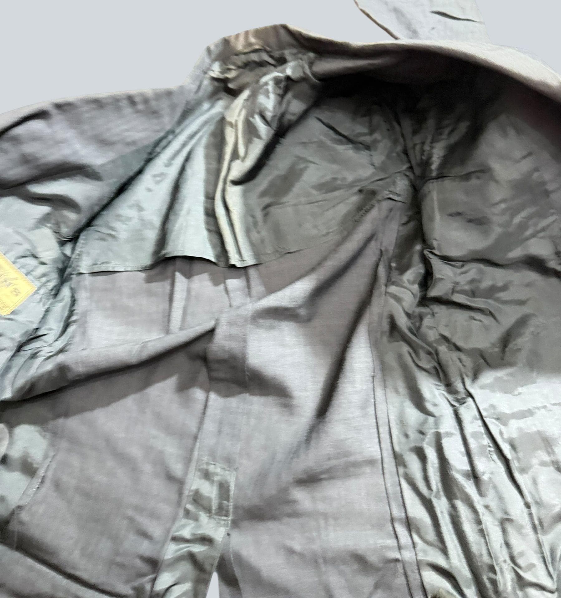 Vintage 90s Stein’s Gray 2 Button Blazer Sport Coat Mens 36R - Thumbnail 4