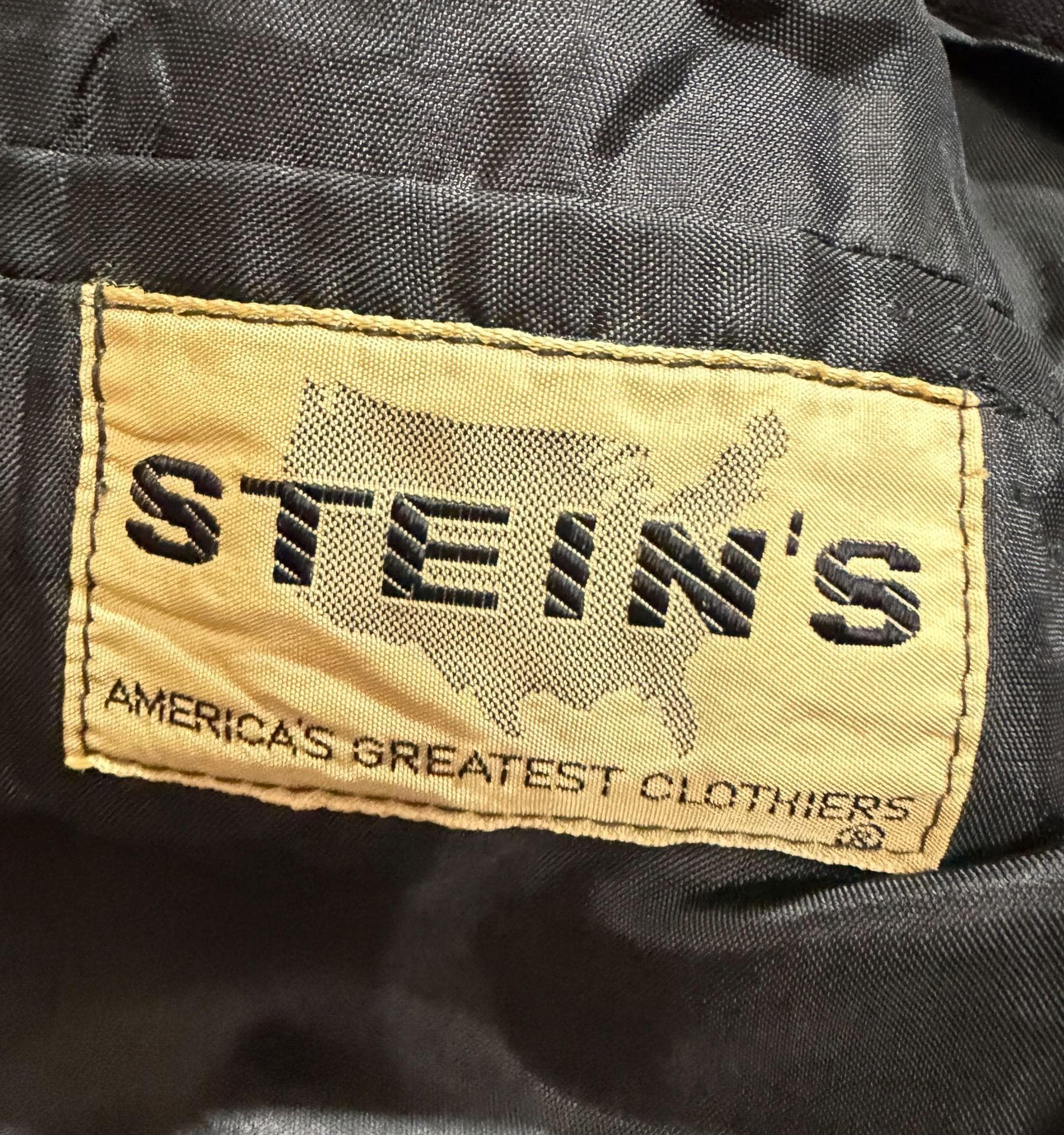 Vintage 90s Stein’s Gray 2 Button Blazer Sport Coat Mens 36R - Thumbnail 3