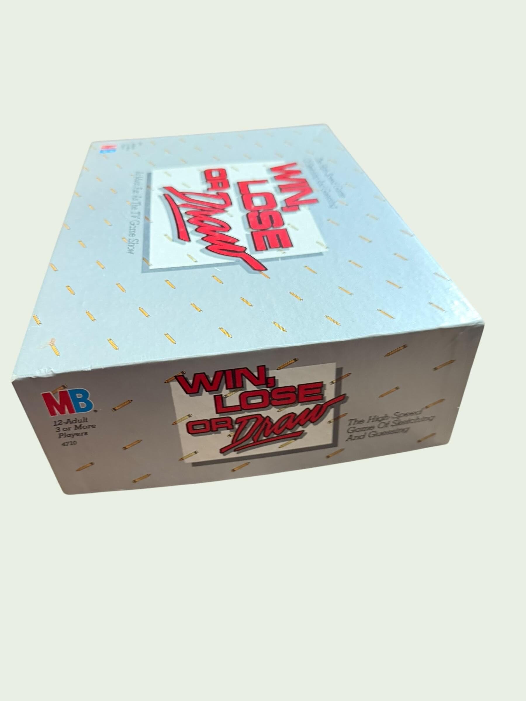 1987 Win Lose or Draw Board Game Milton Bradley 80s Party Game Complete - Thumbnail 5