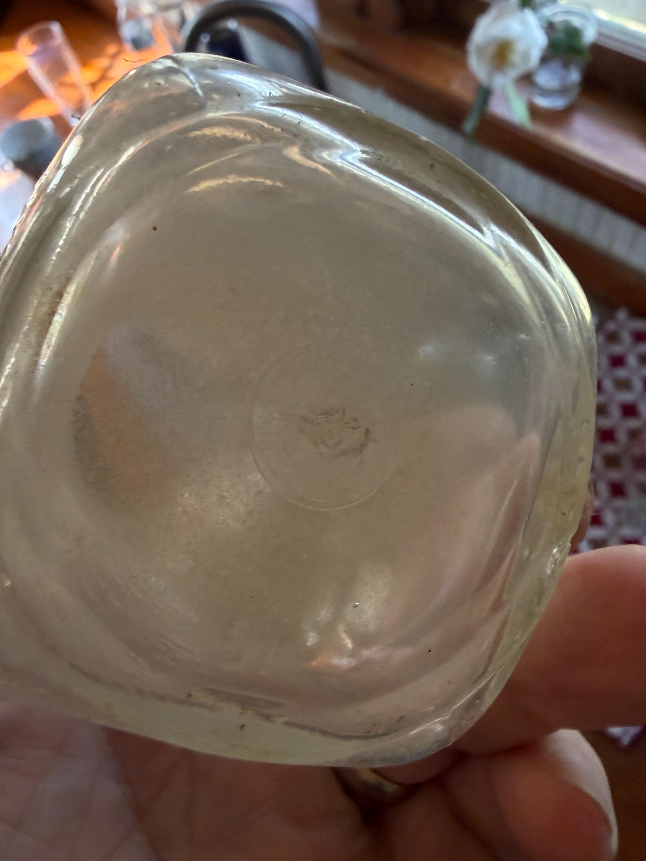 Vintage Borden Glass Milk Jug 1 Gallon Dairy Bottle w Stopper - Thumbnail 3