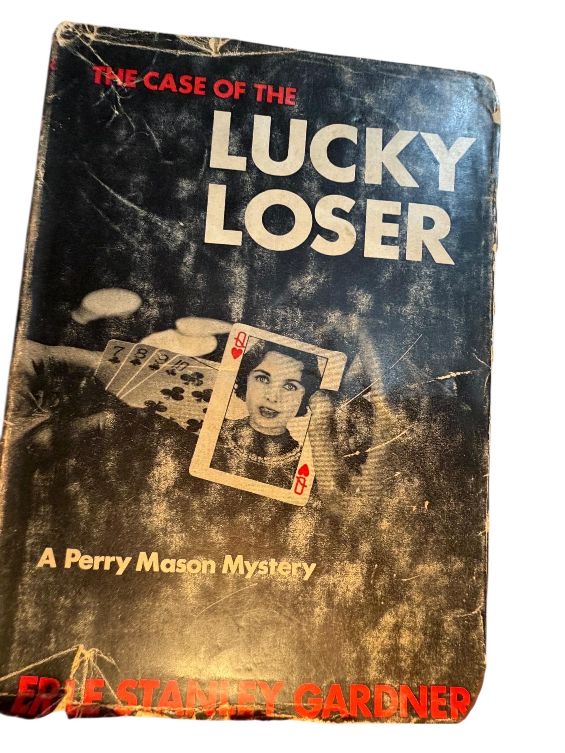 Vintage Perry Mason Mystery Book The Case of the Lucky Loser 1950s Hardcover - Image 1