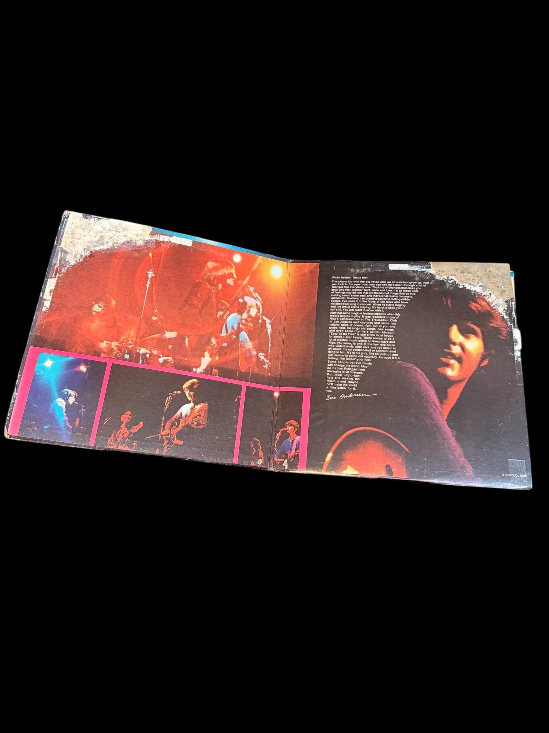 Vintage 1969 Rick Nelson In Concert Decca Vinyl LP Stereo Live Album - Thumbnail 3