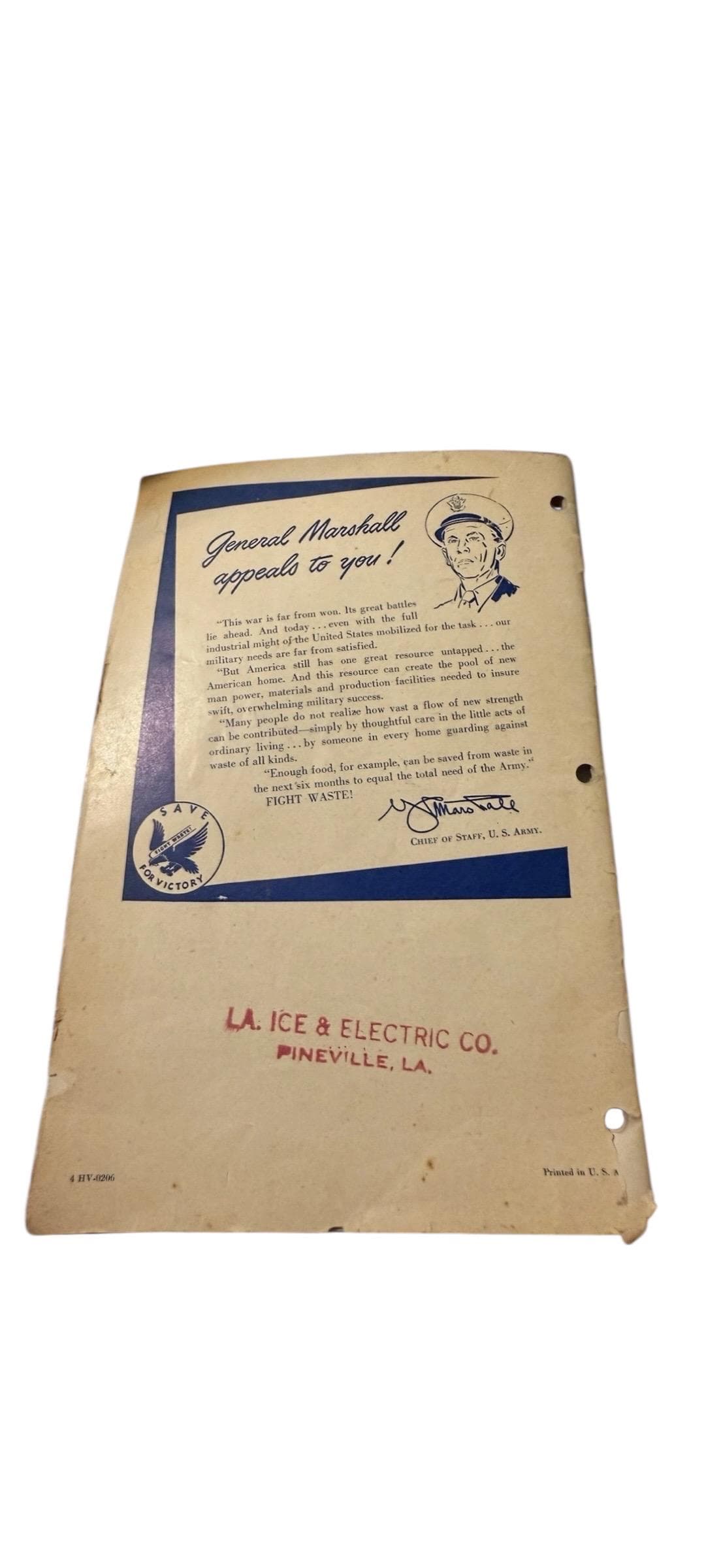 WWII Health for Victory Meal Planning Guides June–Aug 1944 Lot (Westinghouse) - Thumbnail 4