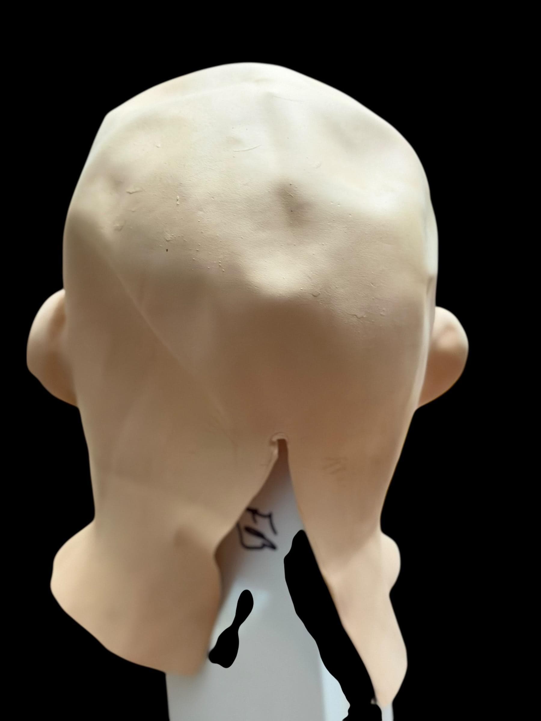 Latex Human Mask Blank Horror Prop SFX Face - Thumbnail 4