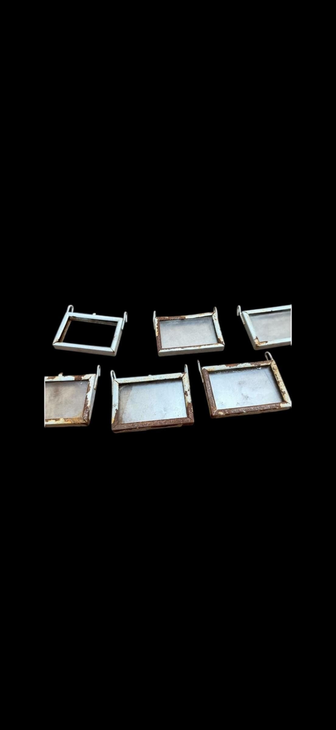 Vintage Stage Light Gel Frames w/ Glass Heat Shields – Lot of 6 - Thumbnail 3
