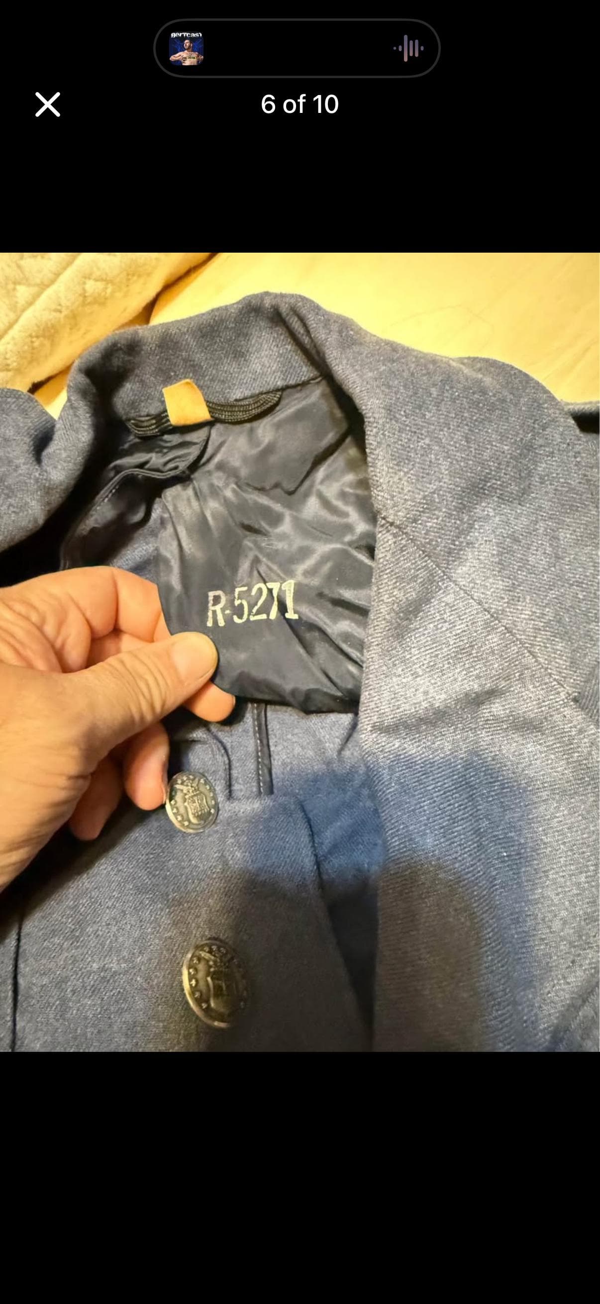 U.S. Air Force enlisted service dress uniform from the mid-20th century (likely 1960s–1970s era) - Thumbnail 5