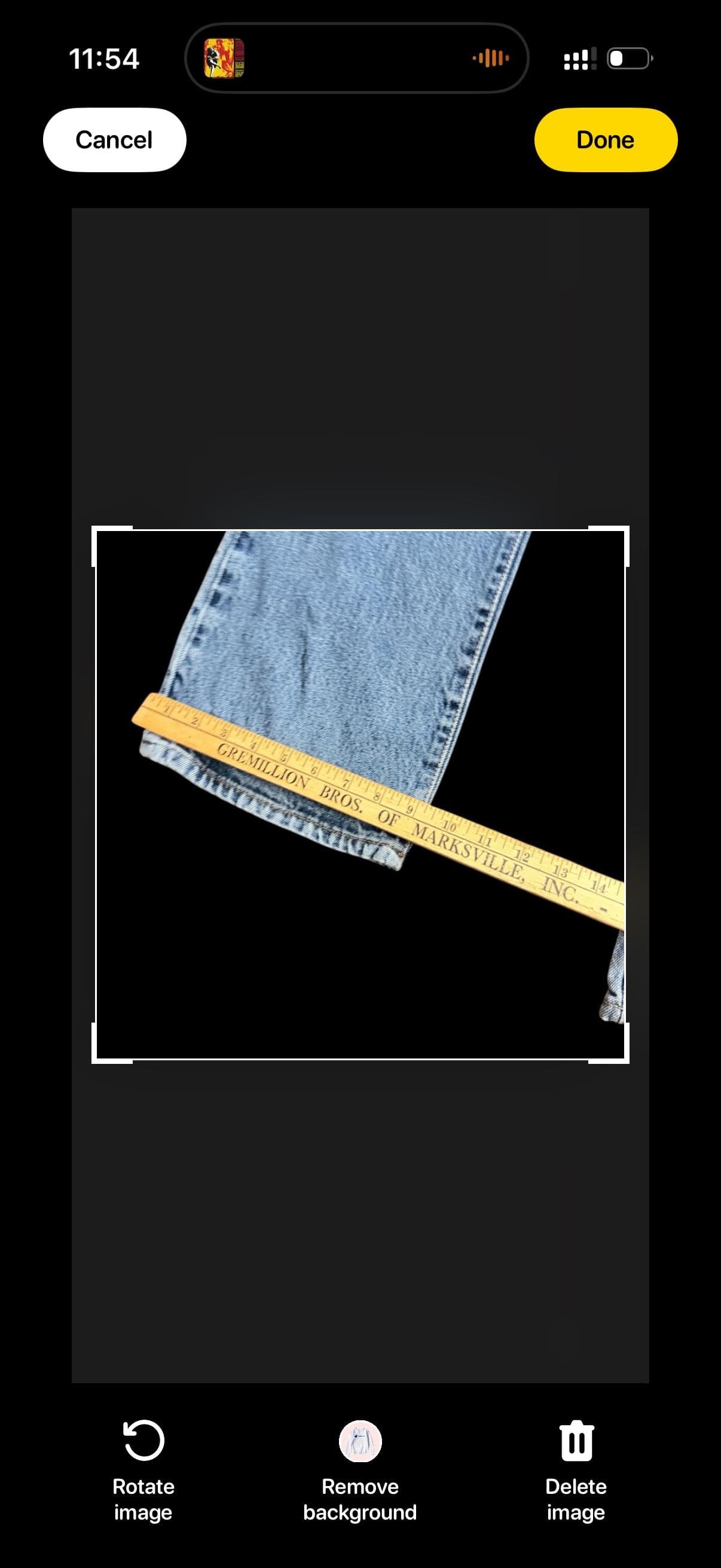 Vintage Levi’s Jeans Men’s Straight Leg Blue Denim w34” x l33” - Thumbnail 6