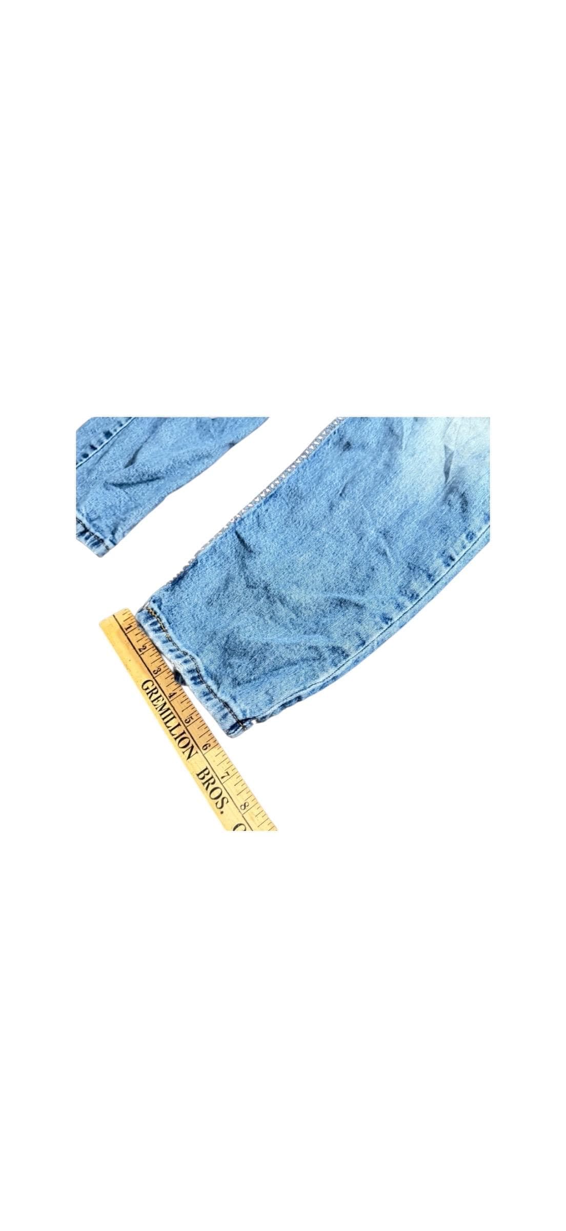 Vintage Levi’s 502 Men’s Jeans W32 L30 Blue Straight Leg Denim - Thumbnail 3