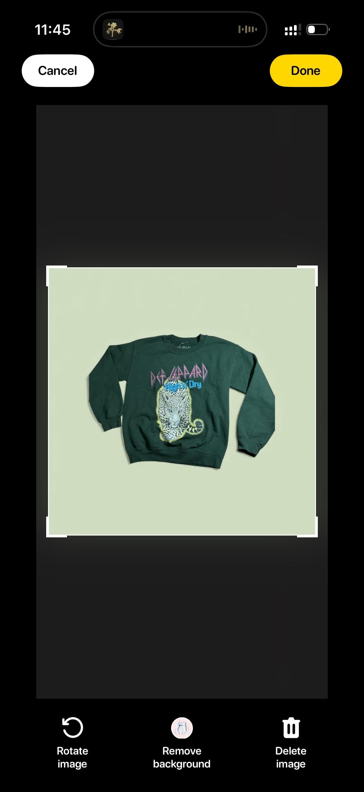 Vintage Def Leppard Pyromania 1983 United States Tour Black Crewneck Sweatshirt - Thumbnail 5