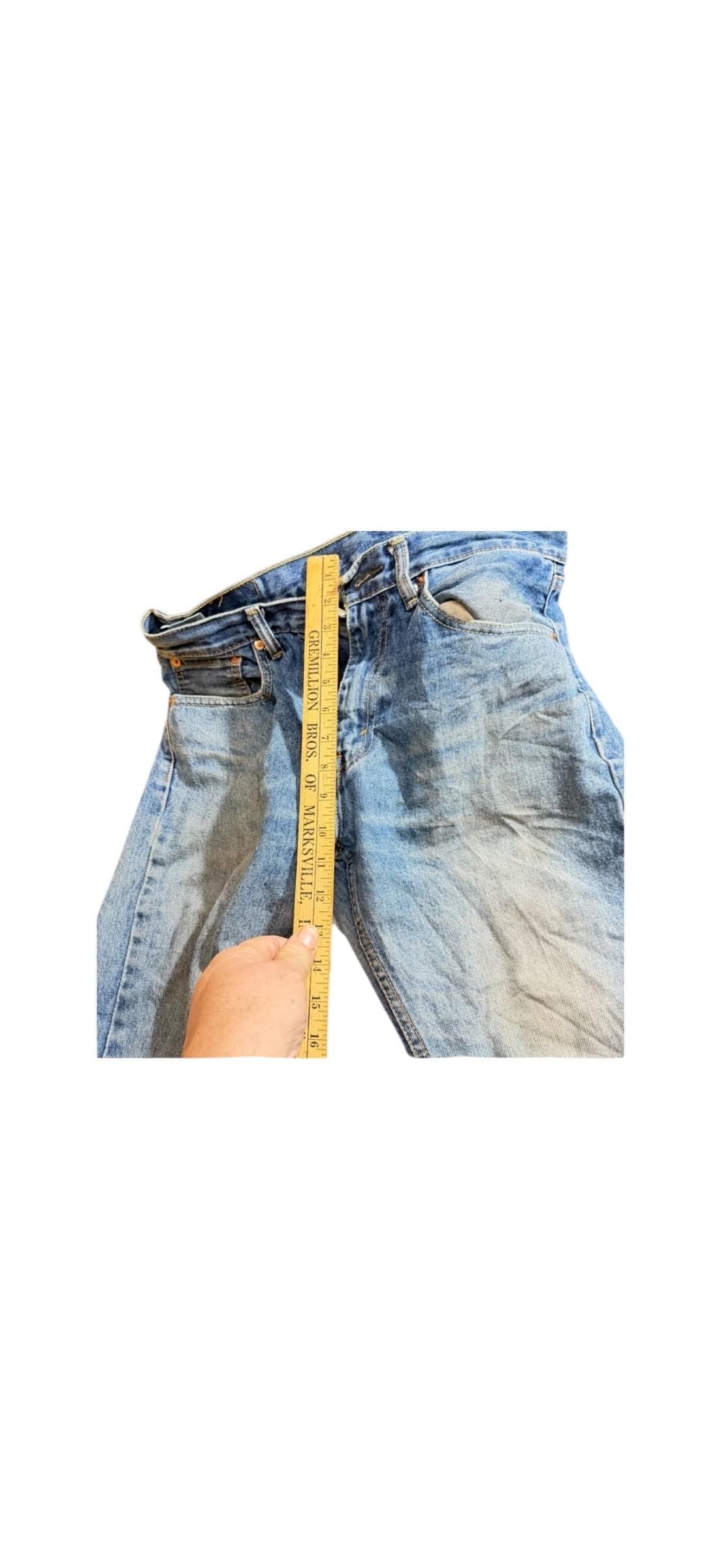 Vintage Levi’s 505 Jeans Men’s 32x30 Blue Straight Leg Denim - Thumbnail 5