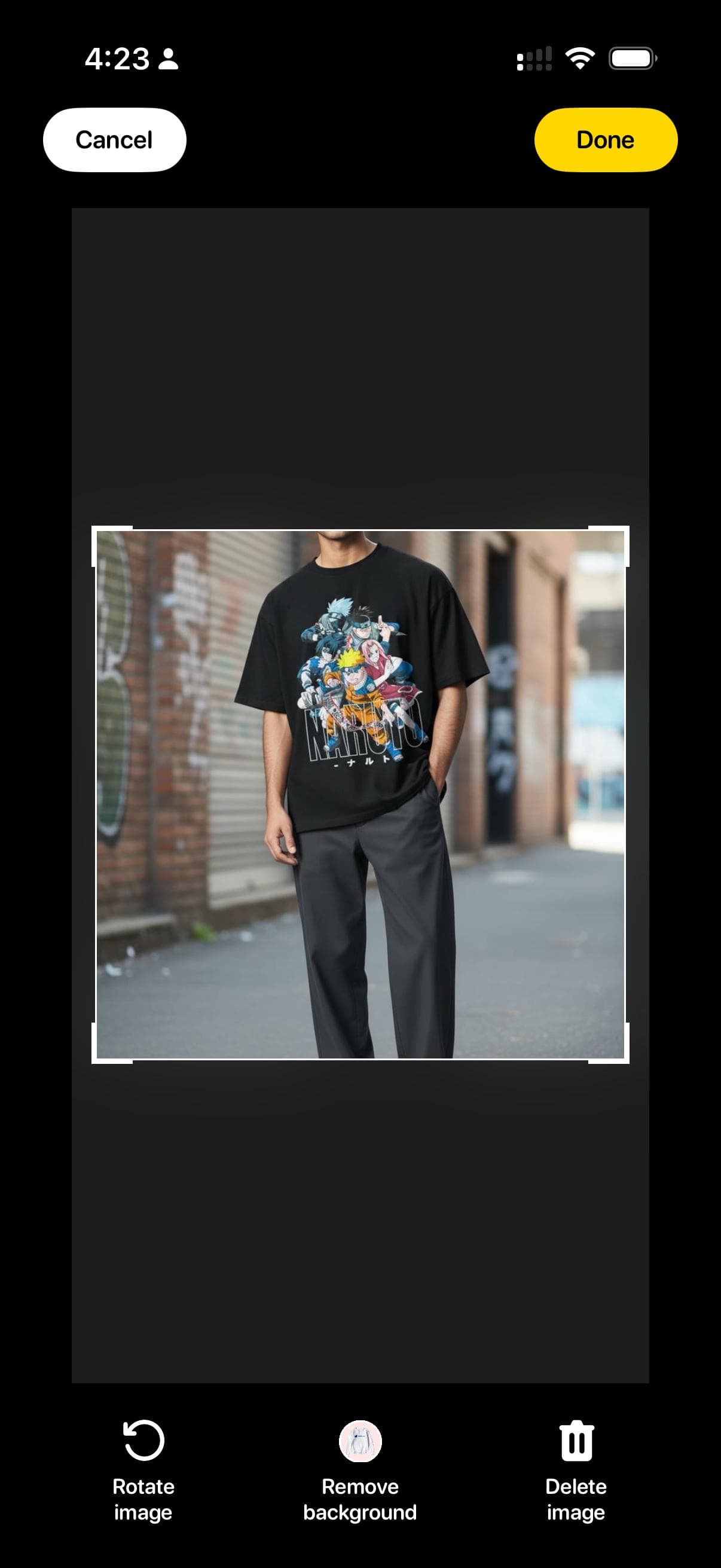 Vintage 2002 Naruto Shonen Jump T-Shirt Entire Cast Black - Thumbnail 3