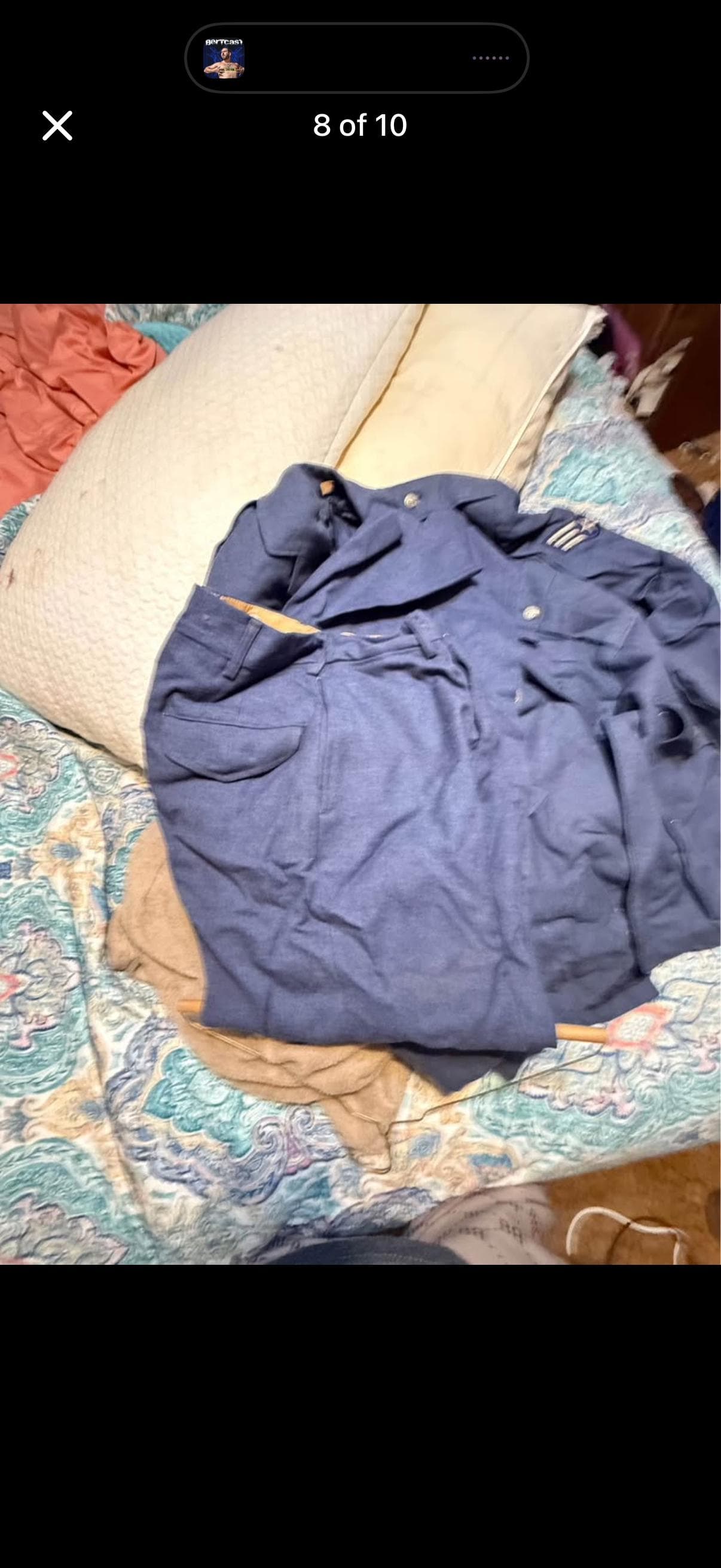 U.S. Air Force enlisted service dress uniform from the mid-20th century (likely 1960s–1970s era) - Thumbnail 7