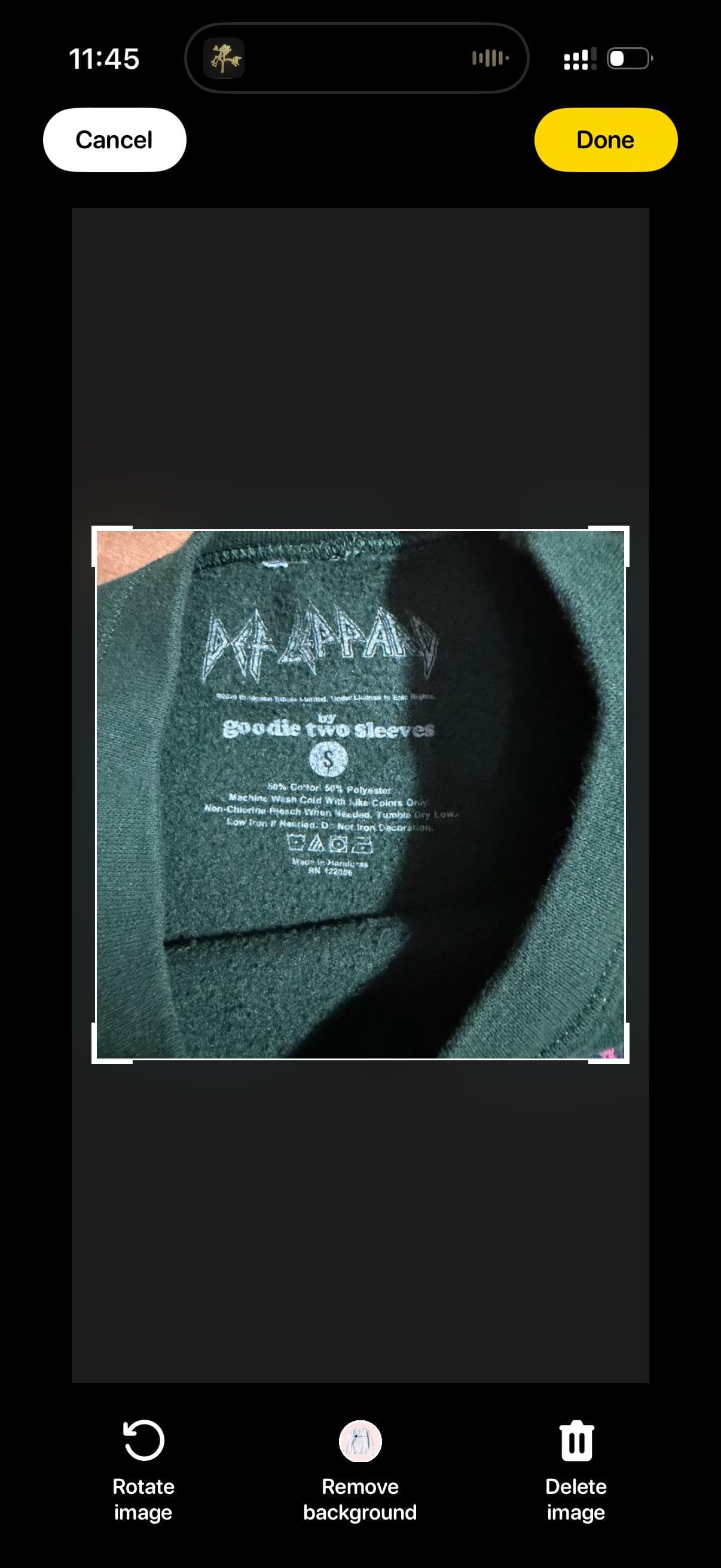 Vintage Def Leppard Pyromania 1983 United States Tour Black Crewneck Sweatshirt - Thumbnail 4