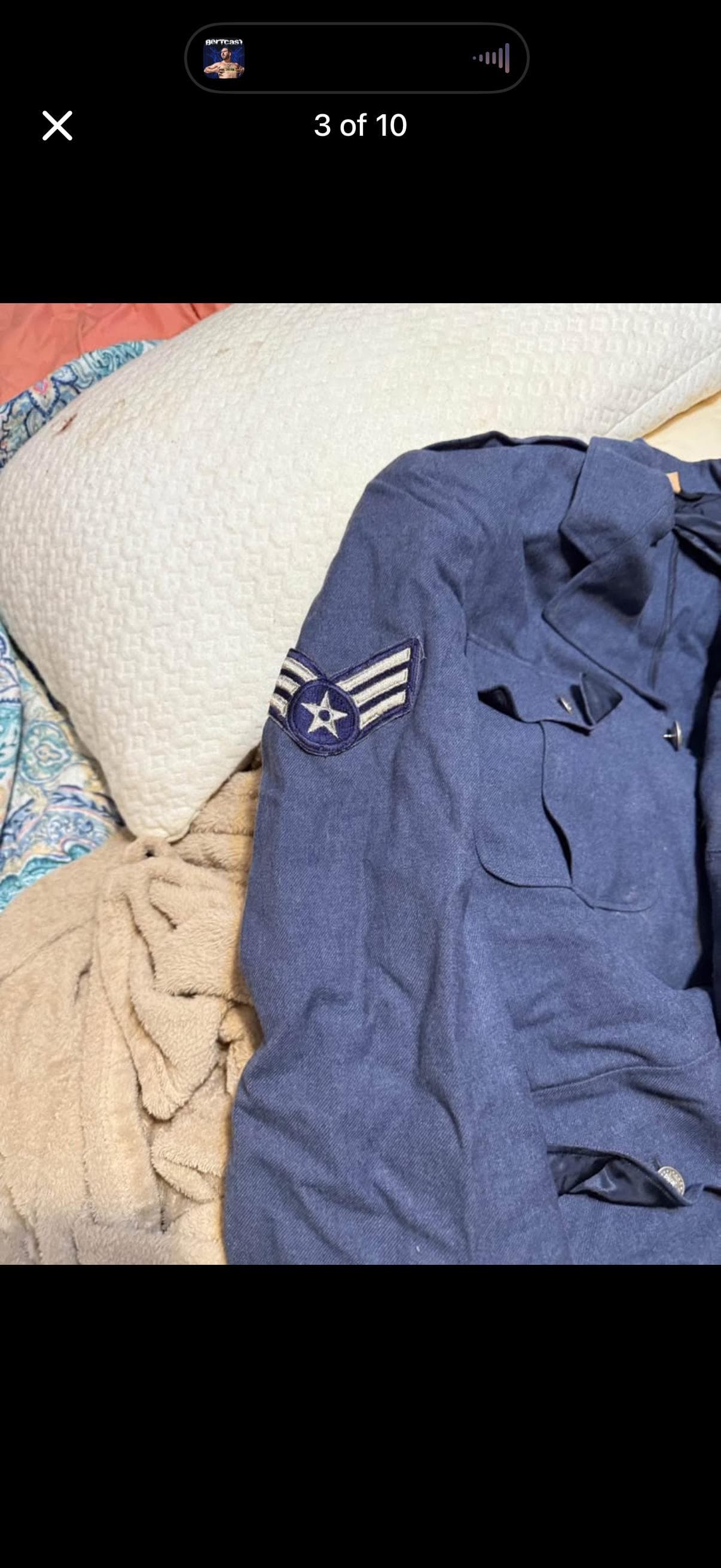 U.S. Air Force enlisted service dress uniform from the mid-20th century (likely 1960s–1970s era) - Thumbnail 2