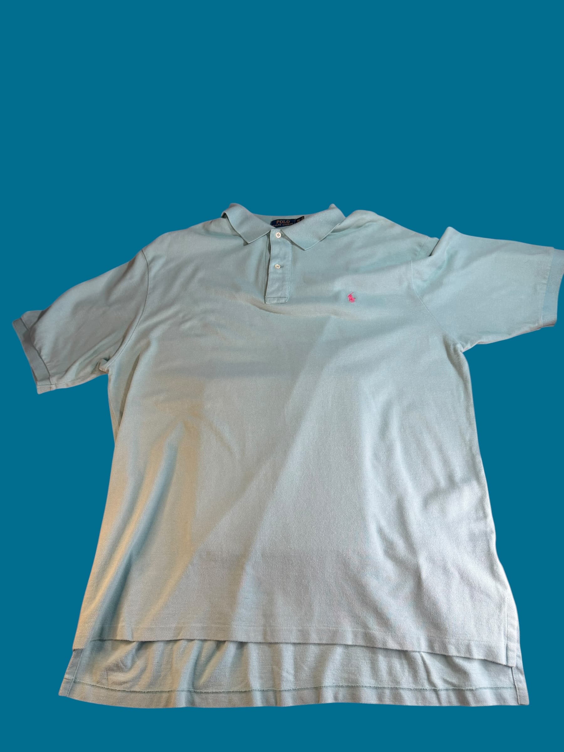 Polo Ralph Lauren Men’s Green Polo Shirt XXL – Classic Fit, Red Pony Logo, Pre-O - Thumbnail 2