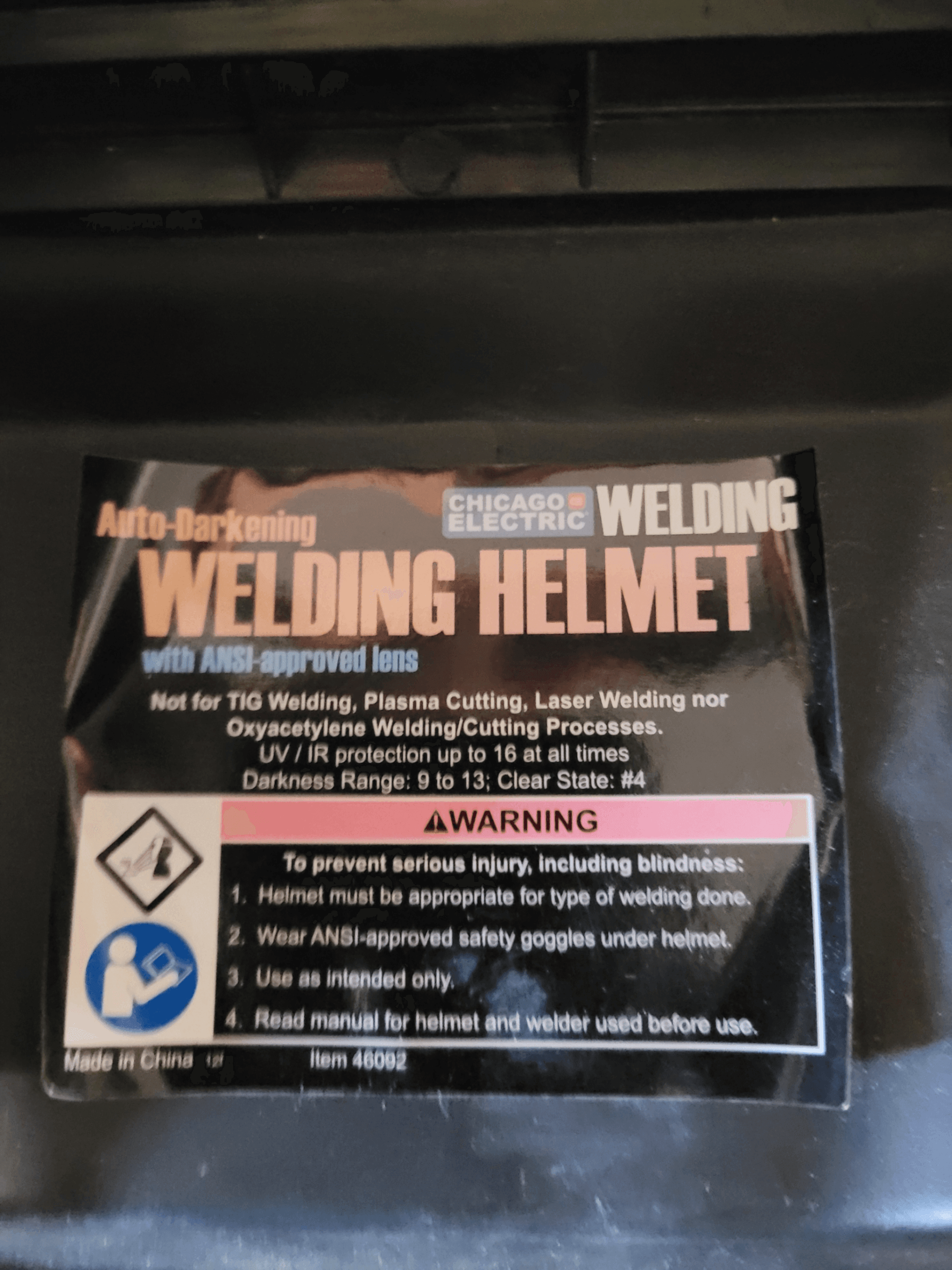 Welding Helmet **NEVER USED****LIKE NEW*** - Thumbnail 3