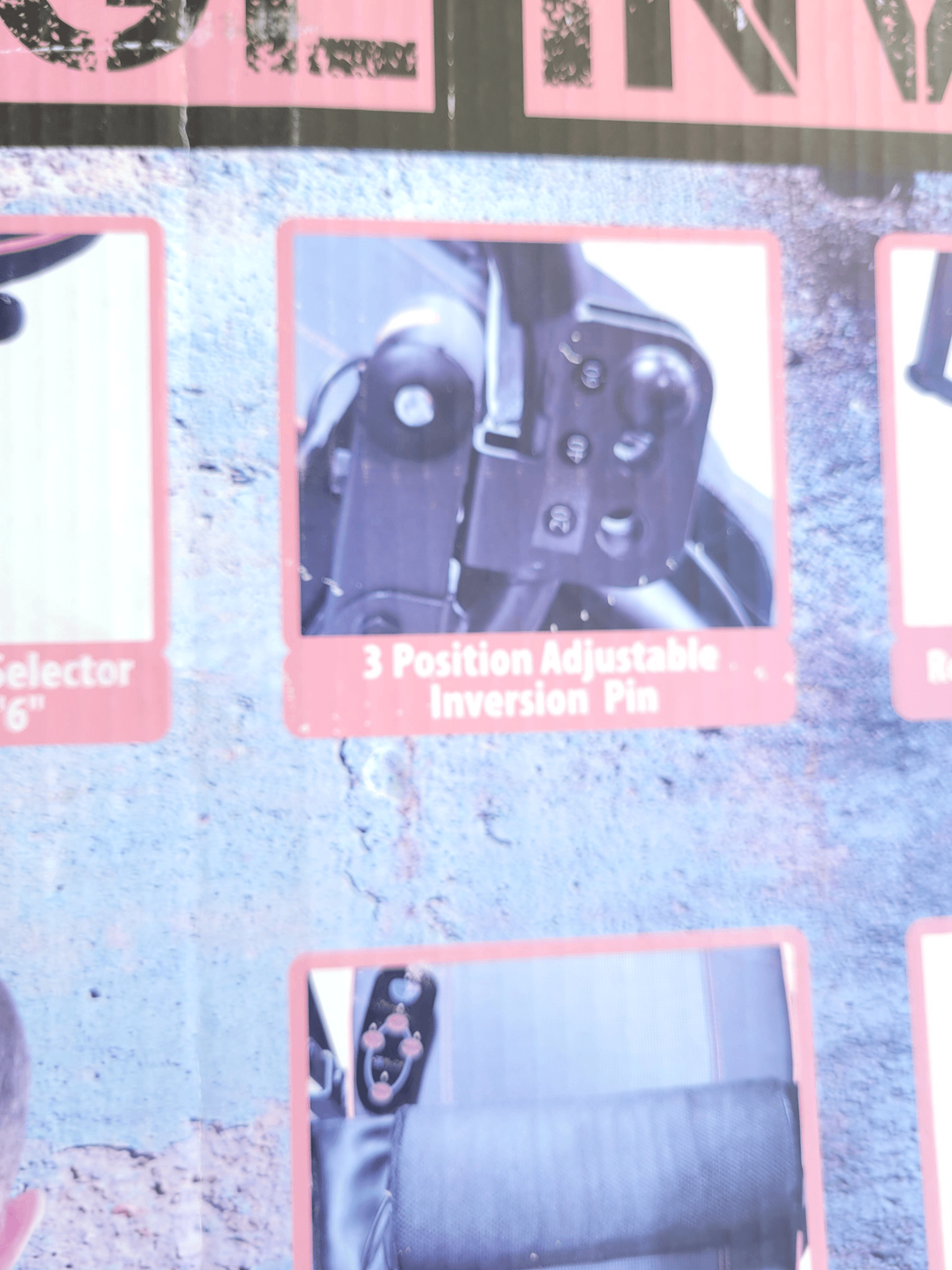 Adjustable Height and Angles Inversion Table** Good Condition**Has Massage Heat and Remote - Thumbnail 4