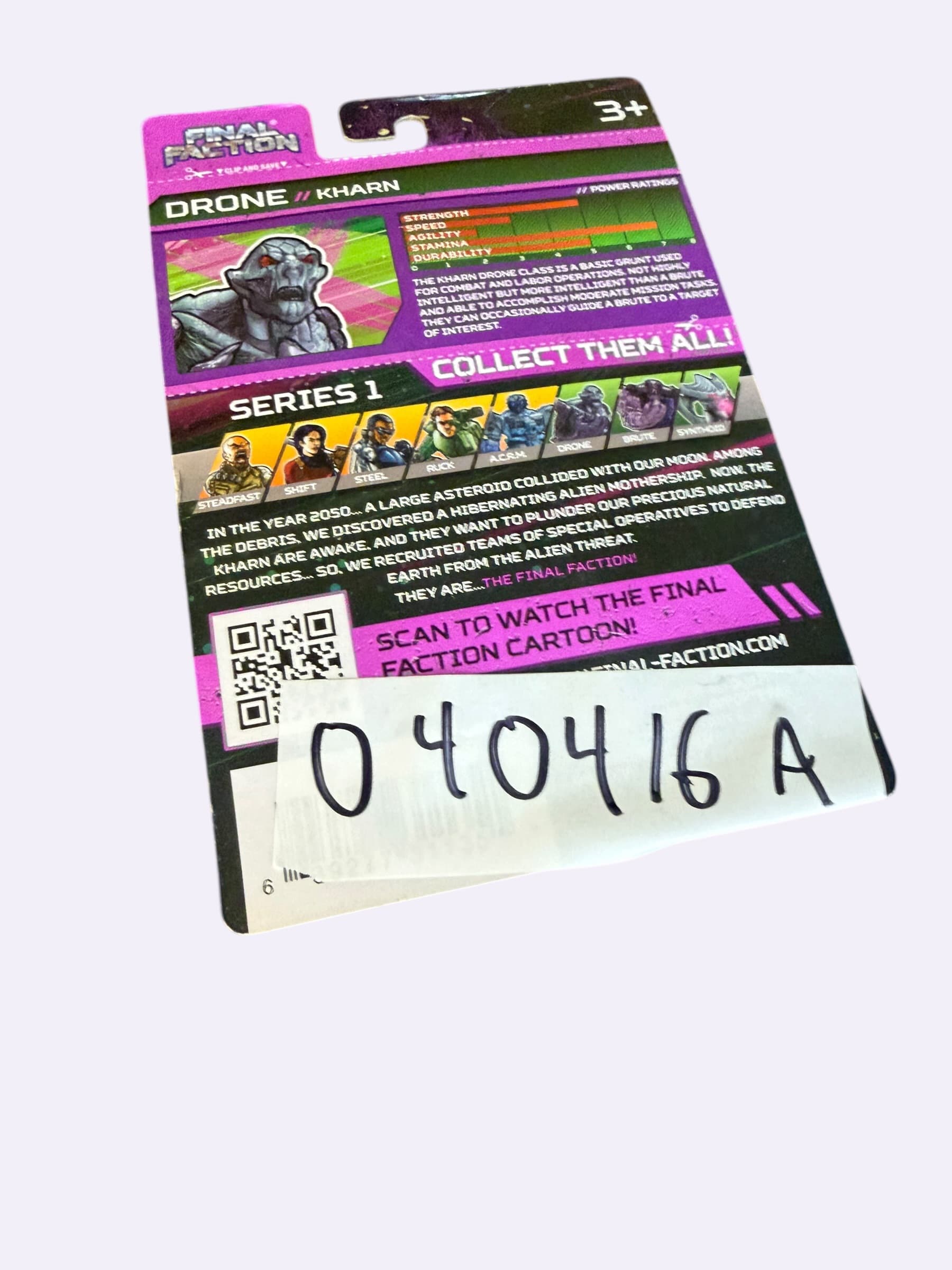 Final Faction Kharn Hive Class DRONE Series 1 Action Figure NEW Sealed - Thumbnail 3