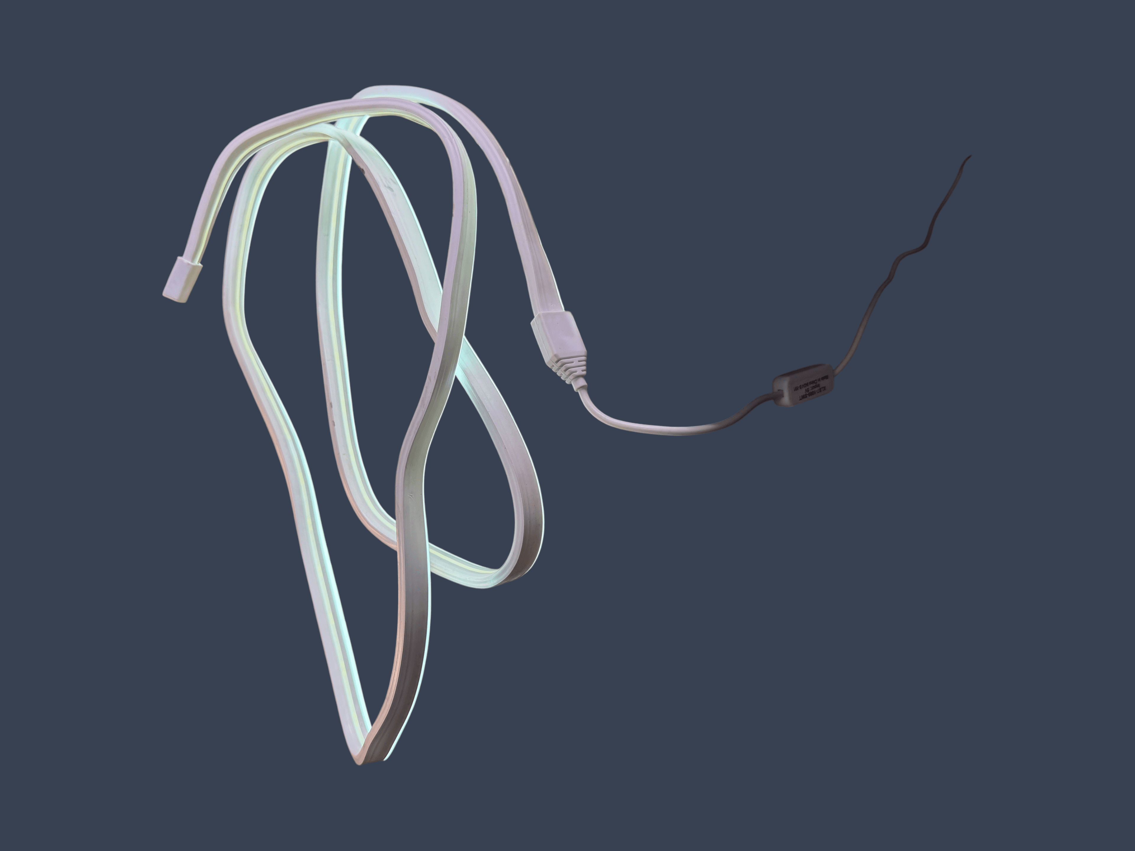 Plug-In RGB Color Changing LED Neon Flex Strip Light Bendable Under Cabinet 6ft - Image 1