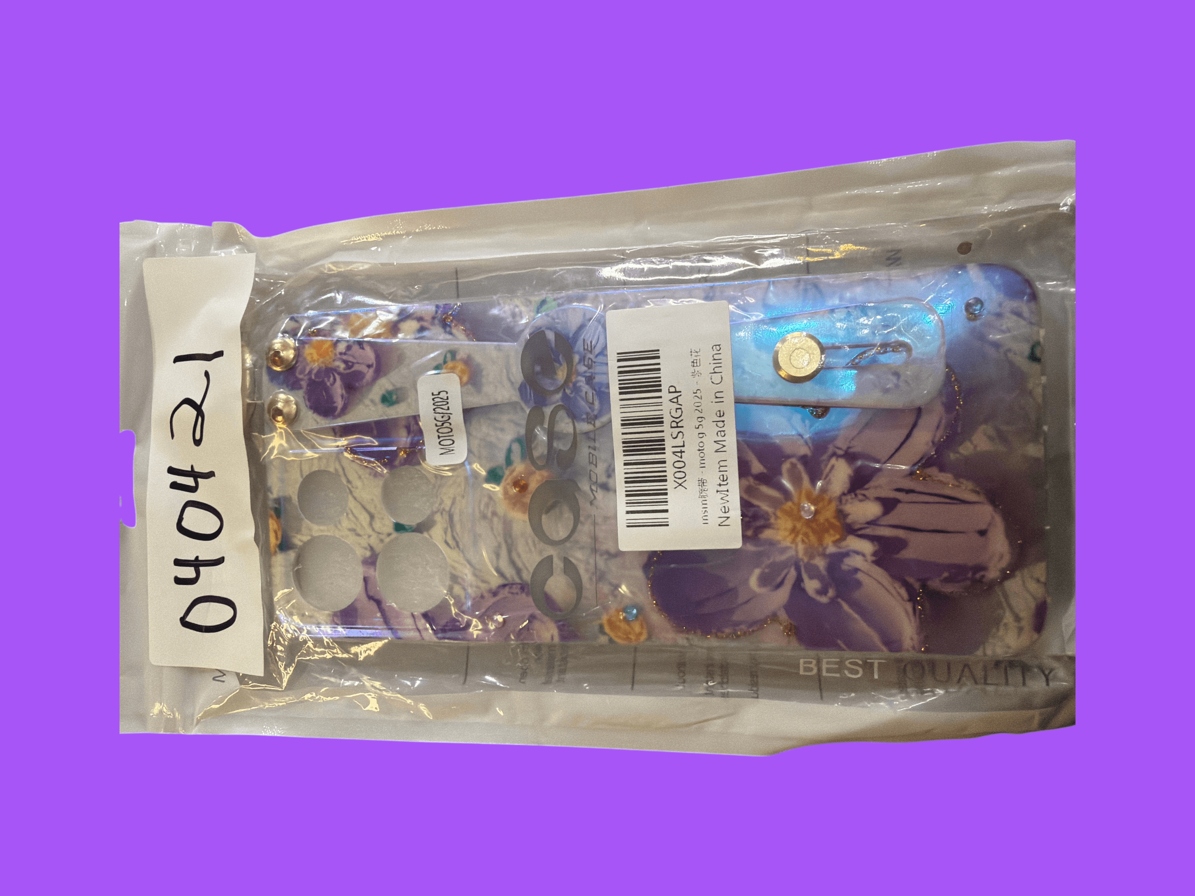 Phone Case with Floral Design Moto G 5G 2025 - Thumbnail 3