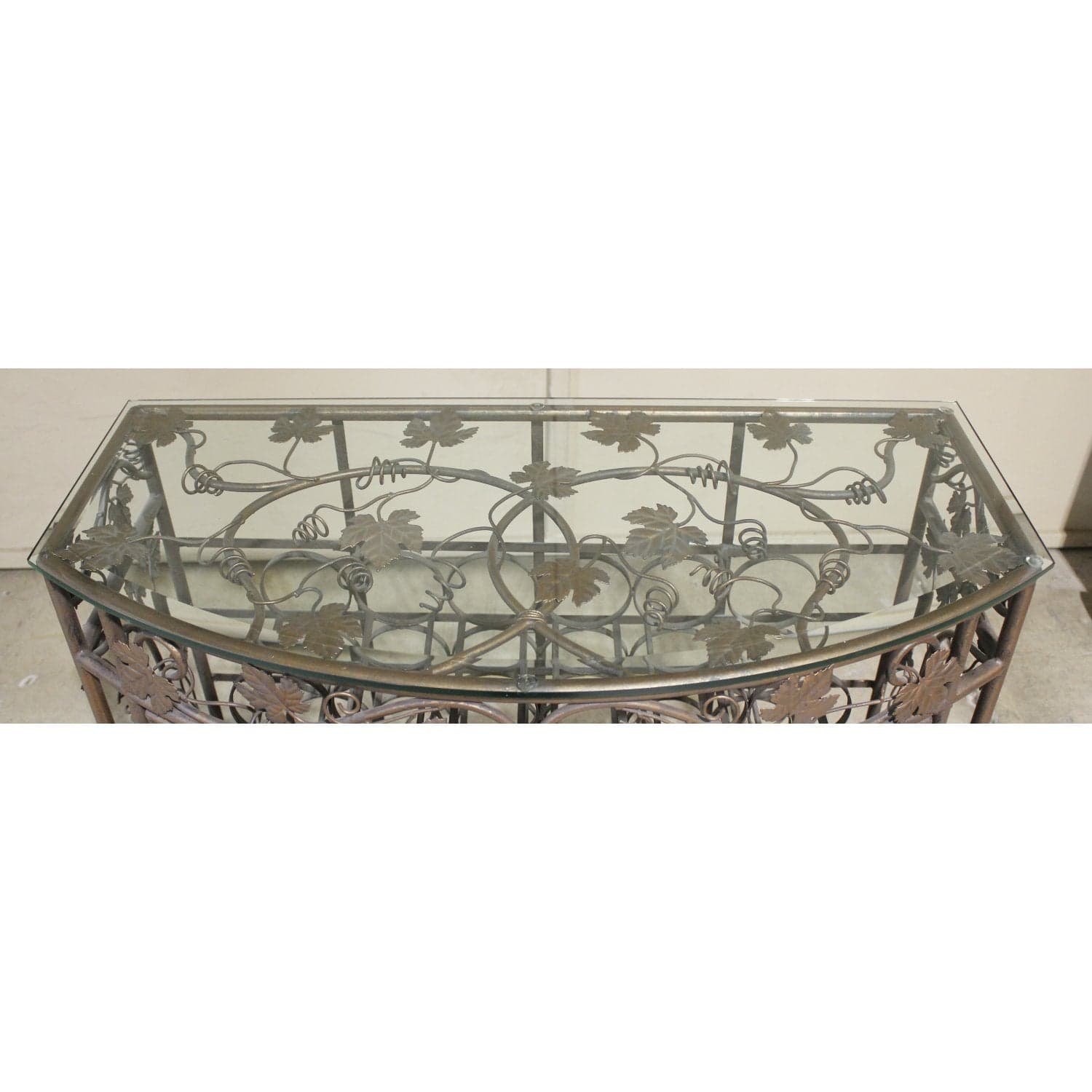 Metal Vines & Leaves Wine Cabinet - Bronze - Thumbnail 5