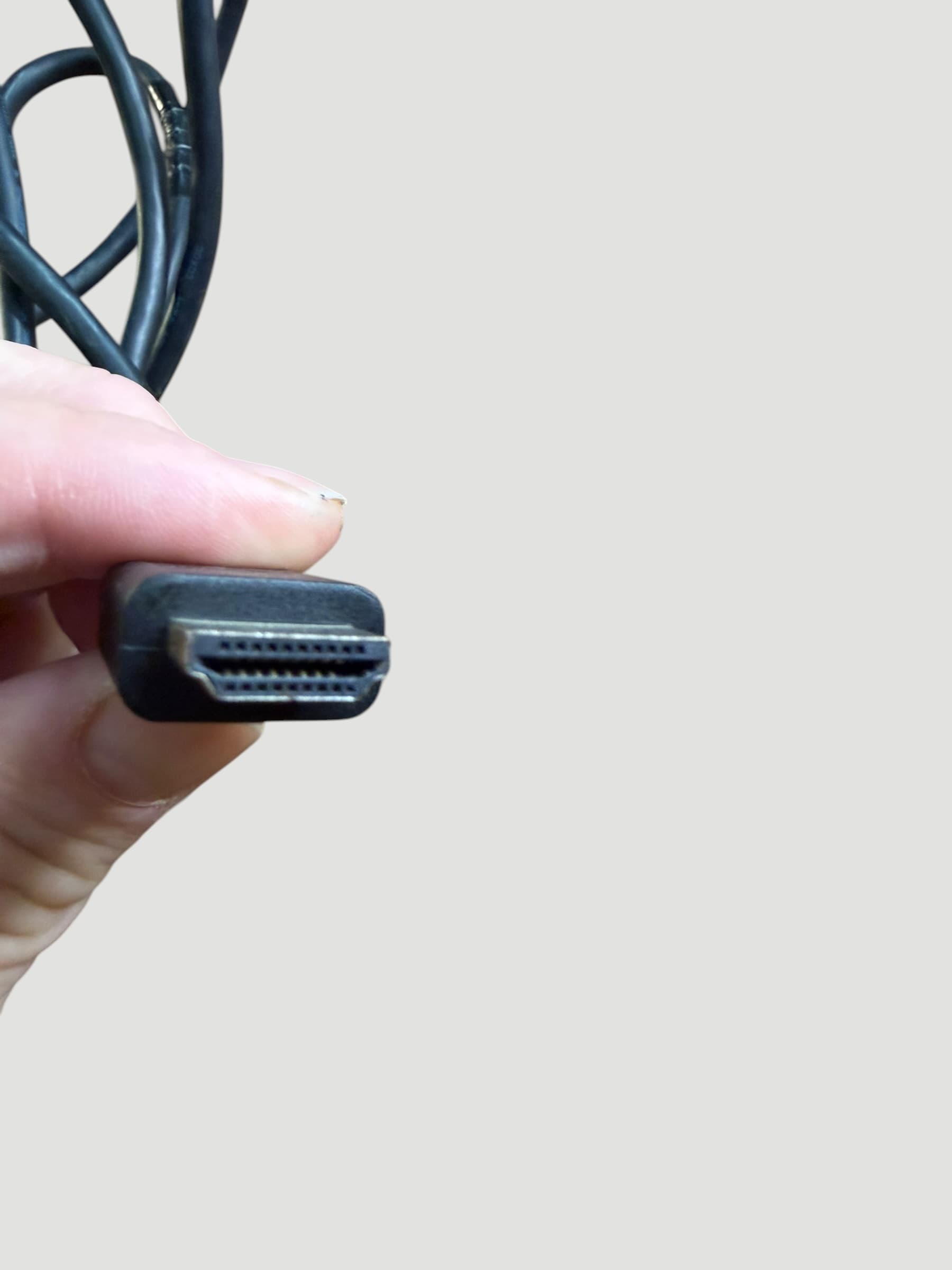 HDMI Cable Male to Male Standard Connector Black High Speed TV Monitor 6FT Used - Thumbnail 2