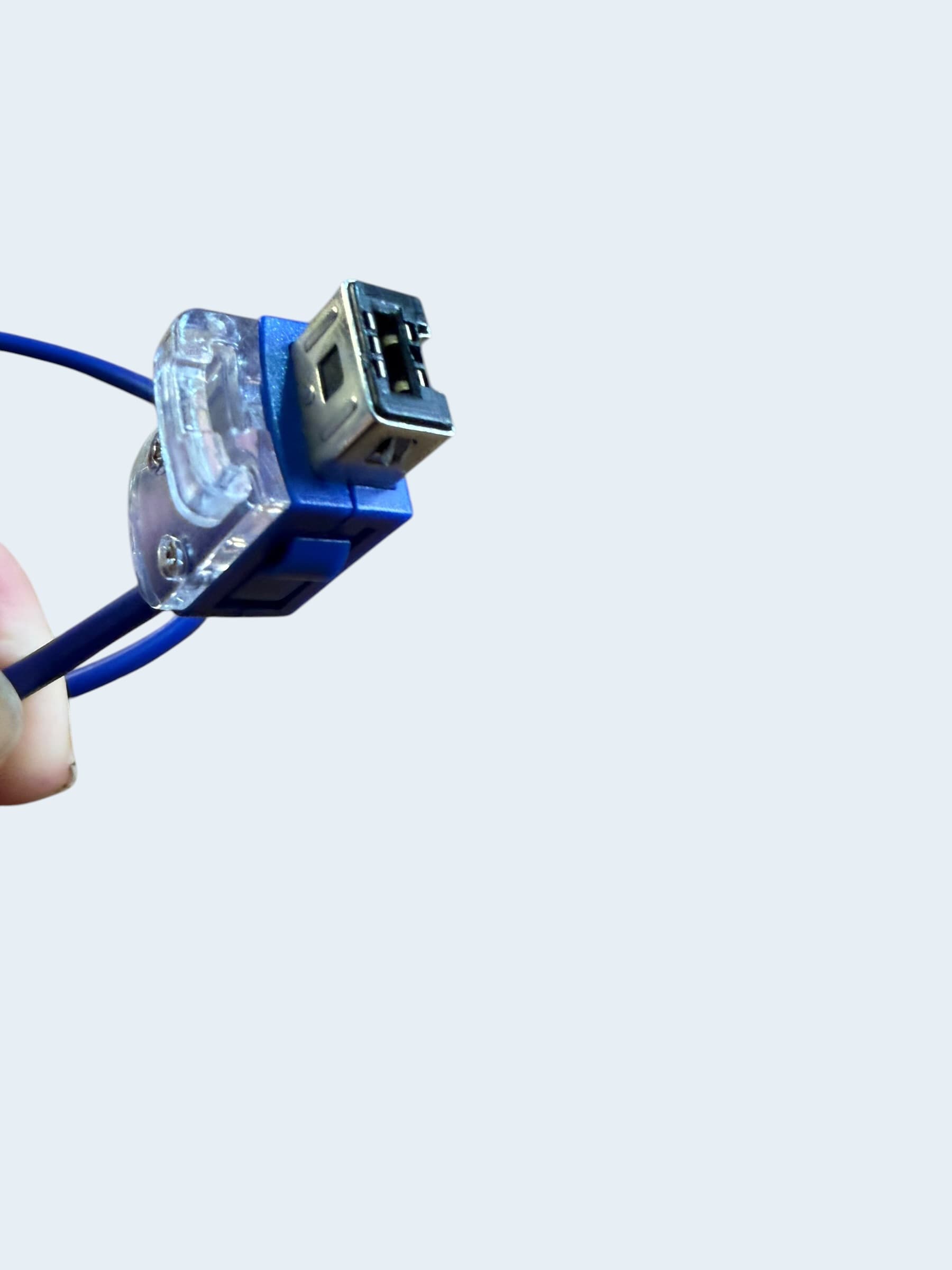 Blue Nunchuk Controller Nintendo Wii Wii U Third Party Aftermarket Used Gaming - Thumbnail 6