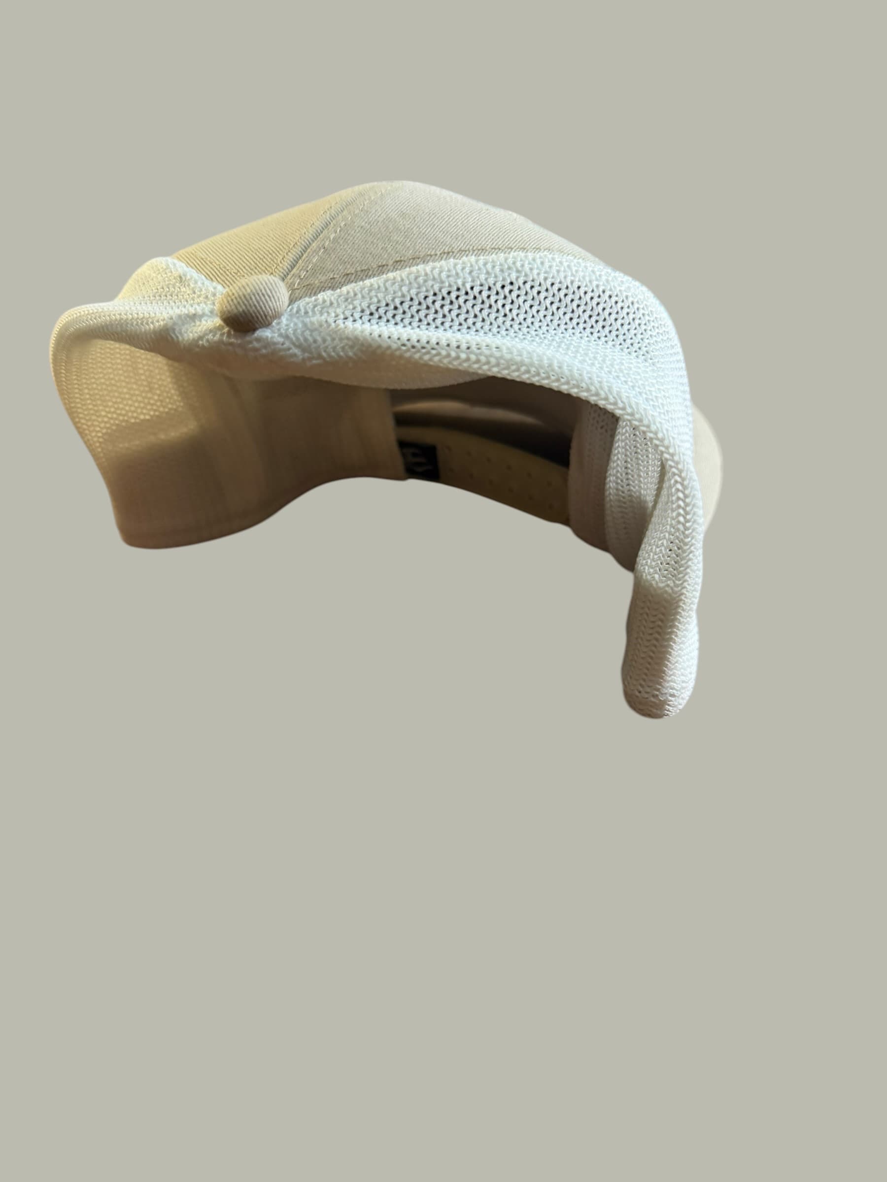 Outdoor Cap RGR-360M Khaki White Mesh Trucker Hat Snapback Construction Promo - Thumbnail 4