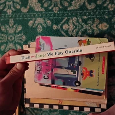 Homeschool Child's Reader Dick and Jane: We Play Outside by Grosset & Dunlap - Thumbnail 2
