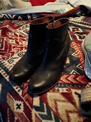 Woman Kork- Ease Leather Boots Size 10/42 Boot With Wedge Heal