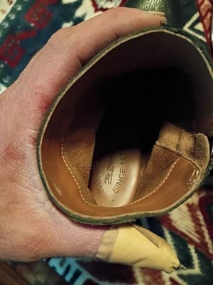 Woman Kork- Ease Leather Boots Size 10/42 Boot With Wedge Heal - Thumbnail 4