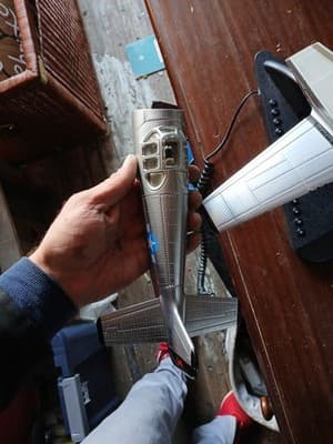 Vintage P-51 Mustang WWII Fighter Plane Push Button Landline Novelty Telephone - Thumbnail 19