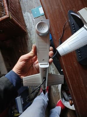 Vintage P-51 Mustang WWII Fighter Plane Push Button Landline Novelty Telephone - Thumbnail 18