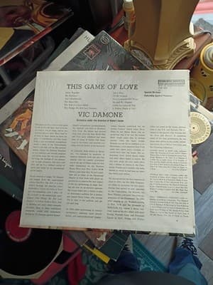 Vic Damone This Game Of Love Columbia Cs 8169 Vinal Record Lp - Thumbnail 2