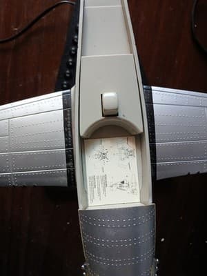 Vintage P-51 Mustang WWII Fighter Plane Push Button Landline Novelty Telephone - Thumbnail 22