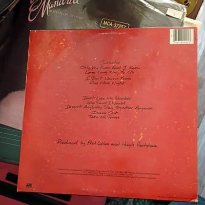 Phil Collins No Jacket Required Vinyl LP Record Album Atlantic 1985 - Thumbnail 2